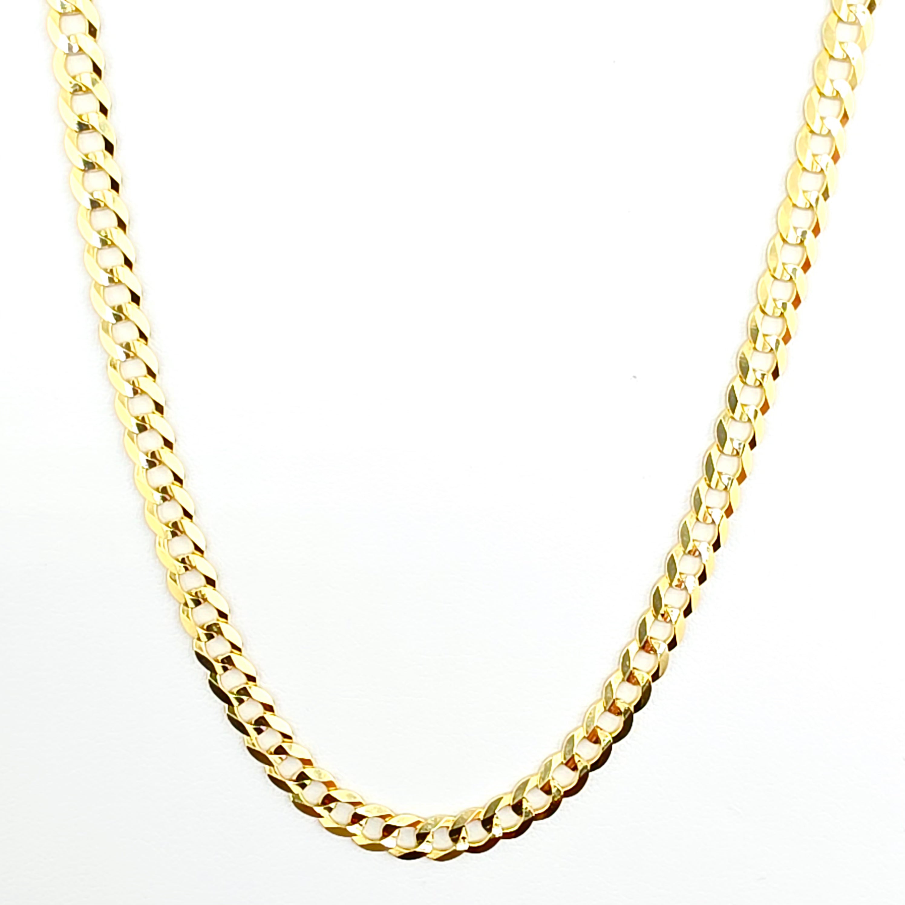 Cadena Cubana Italiana 5.7 mm Oro 14K