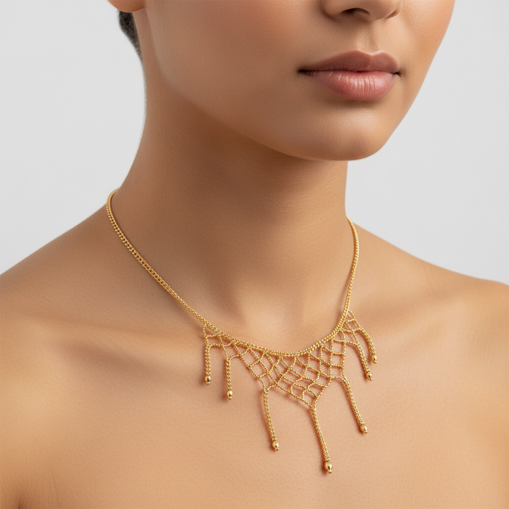 Cadena fina de Oro 14K para mujer