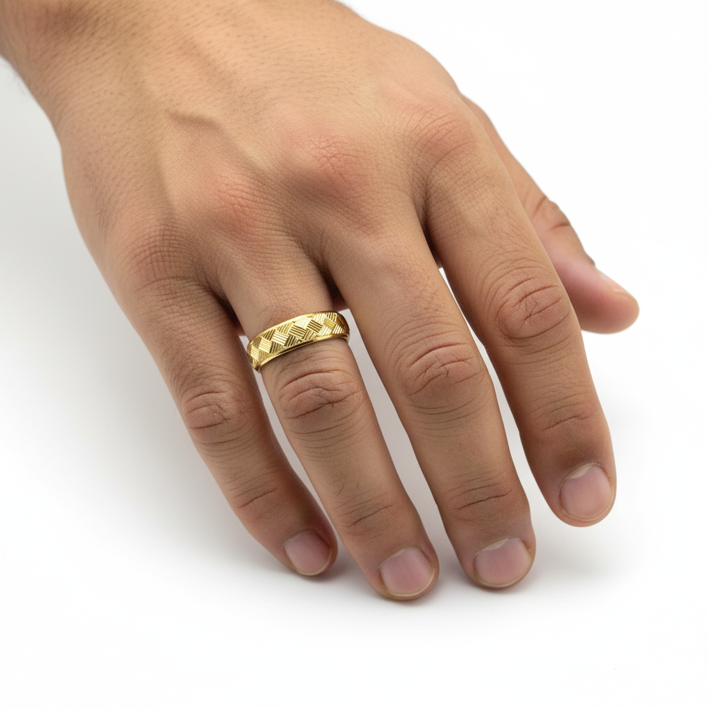 Traditional engagement ring