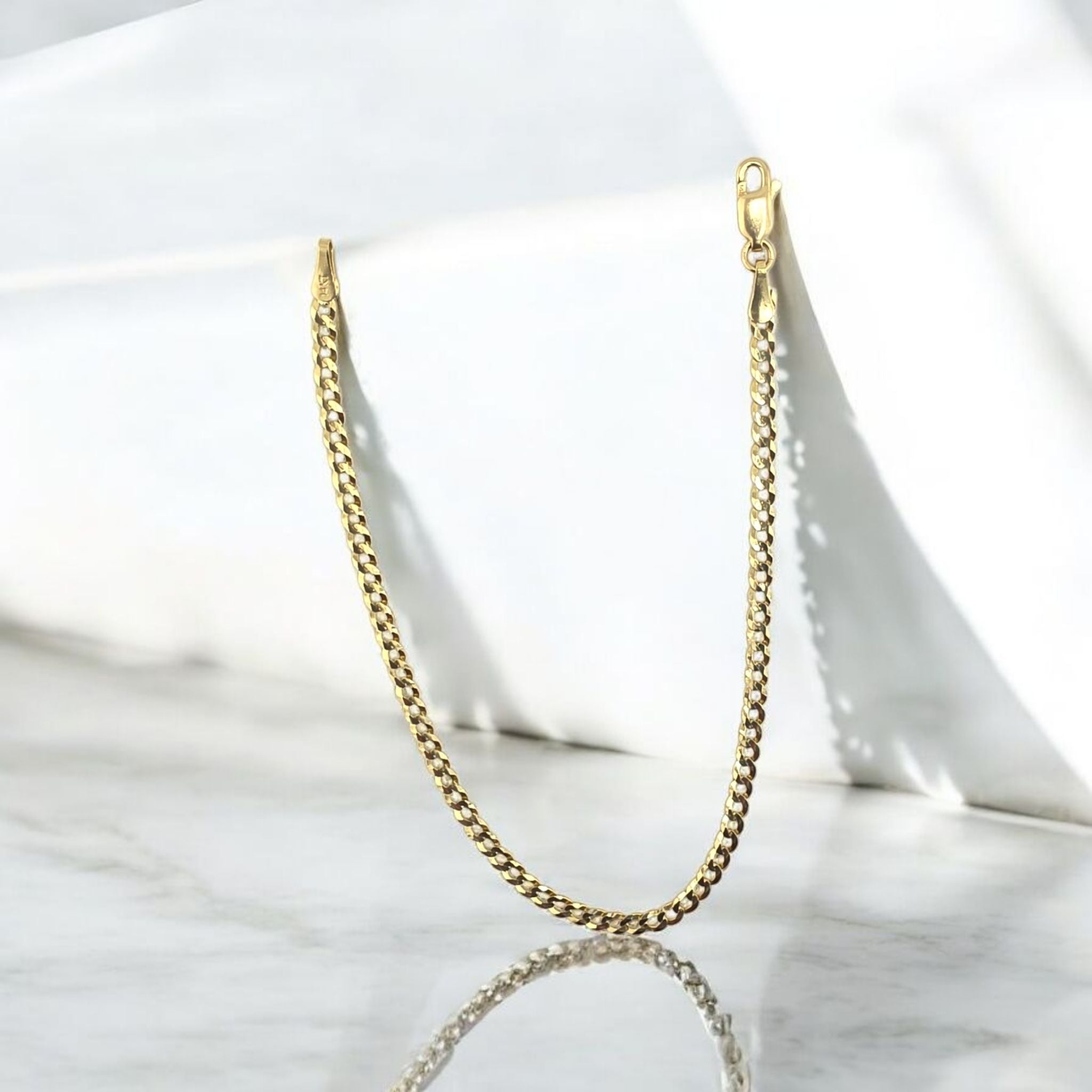 Pulsera Cubana Italiana de Oro 14K