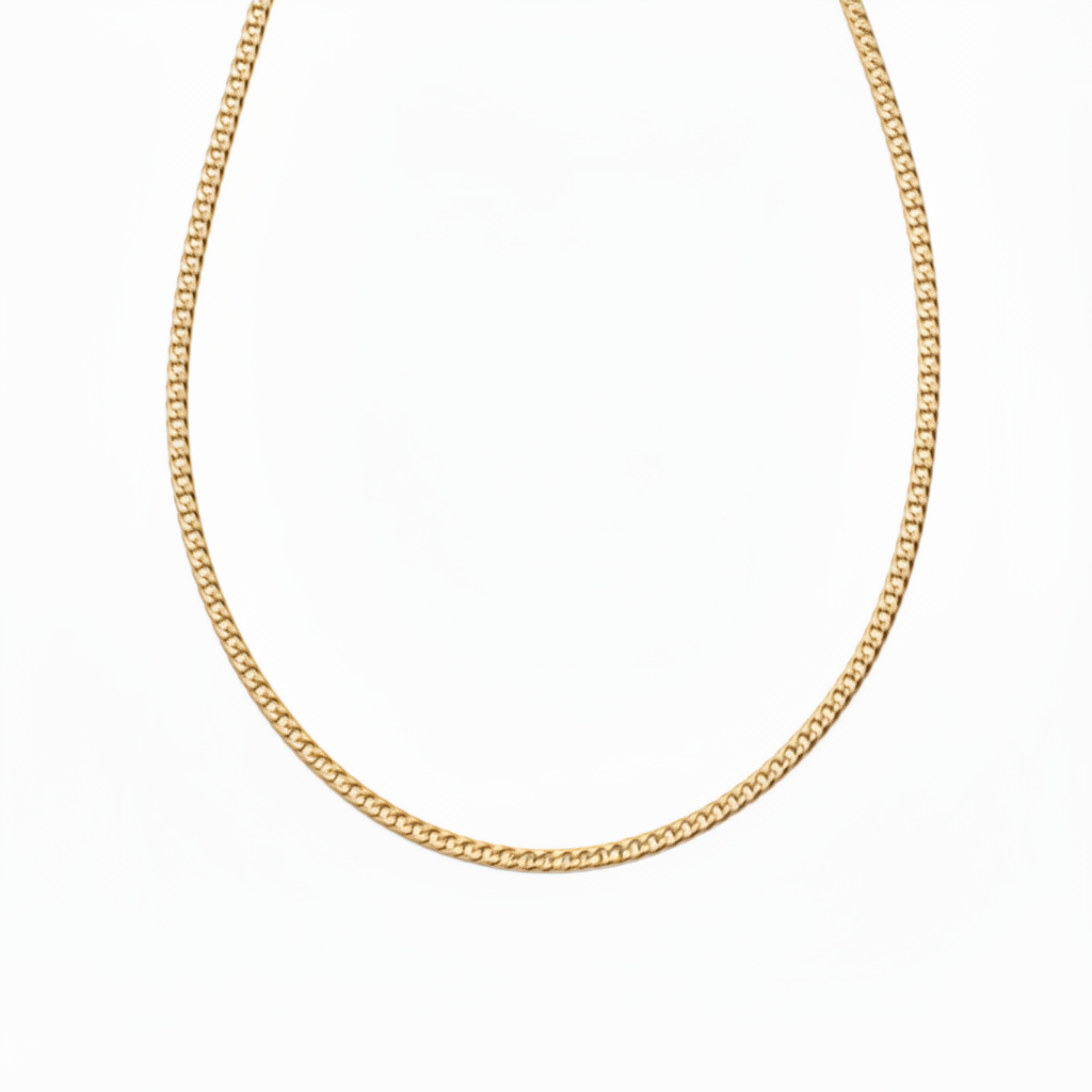 Cadena Cubana Miami 2 mm Oro 14K