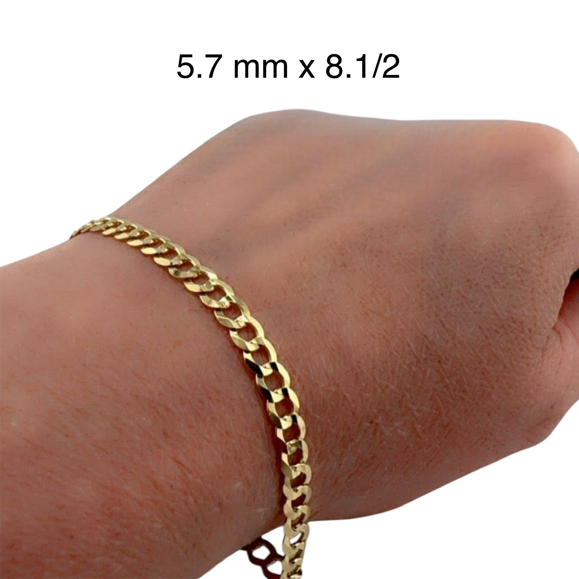 Pulsera Cubana Italiana de Oro 14K
