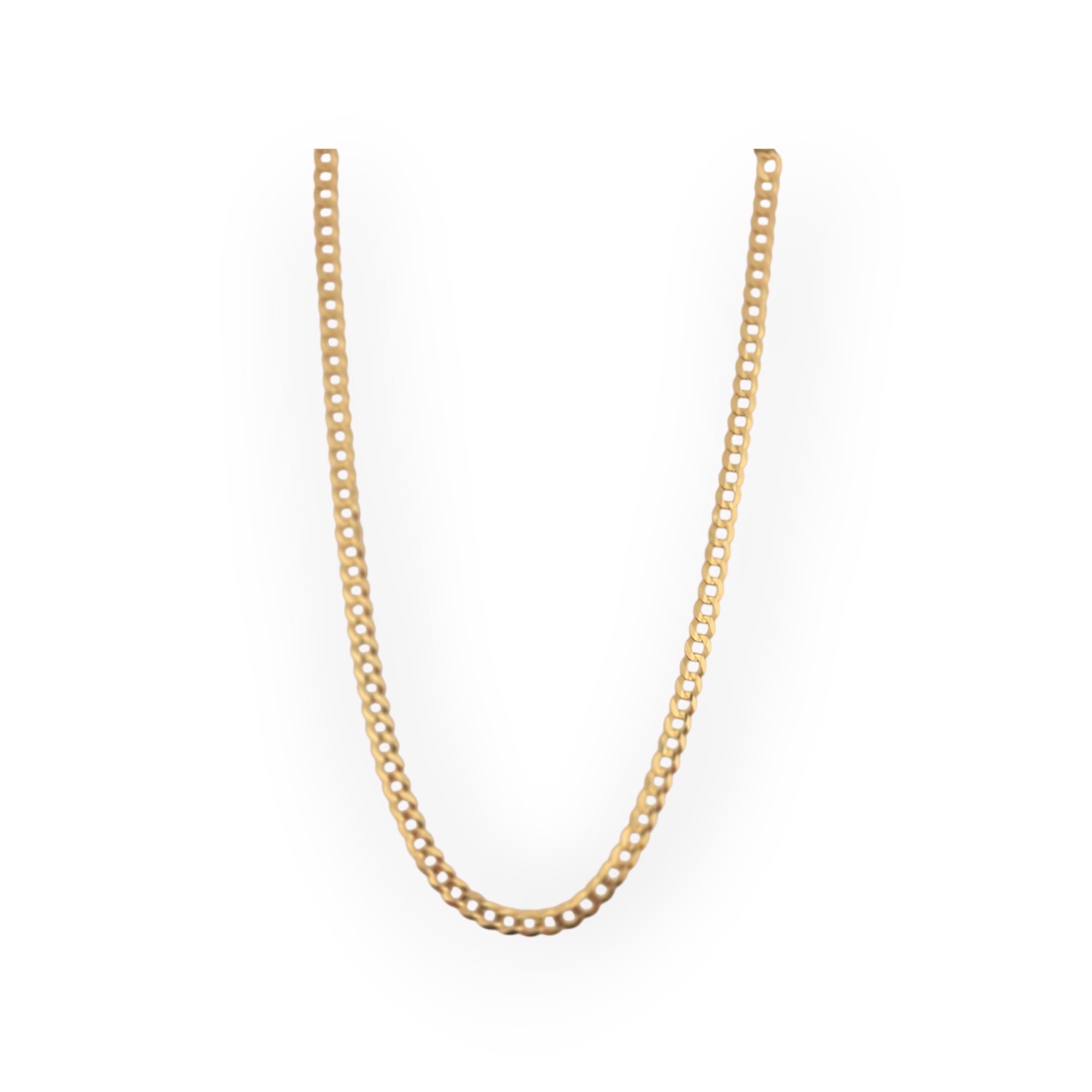 Cadena Cubana Italiana 5.7 mm Oro 14K