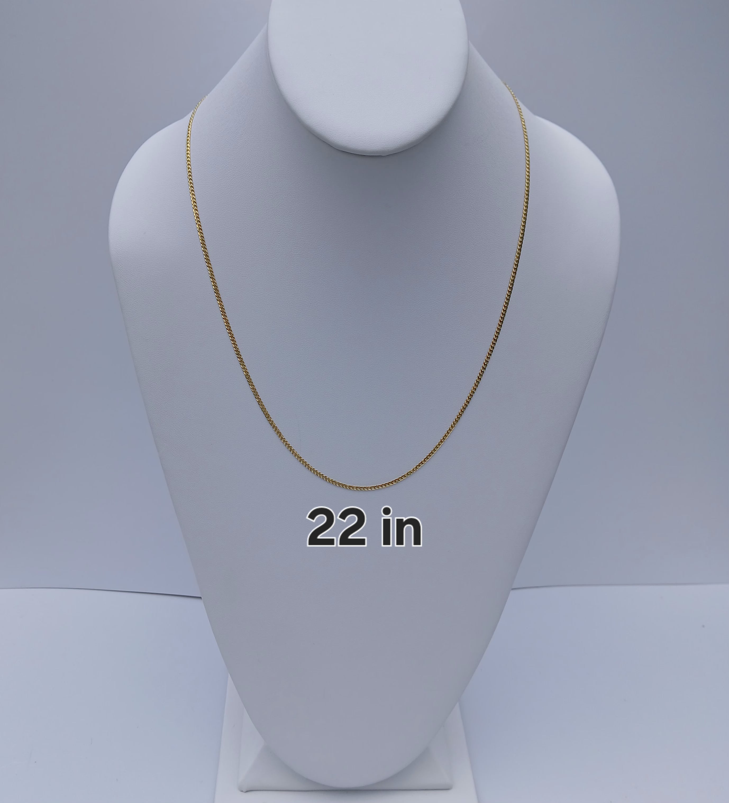 Cadena cubana italiana 2 mm oro 14K