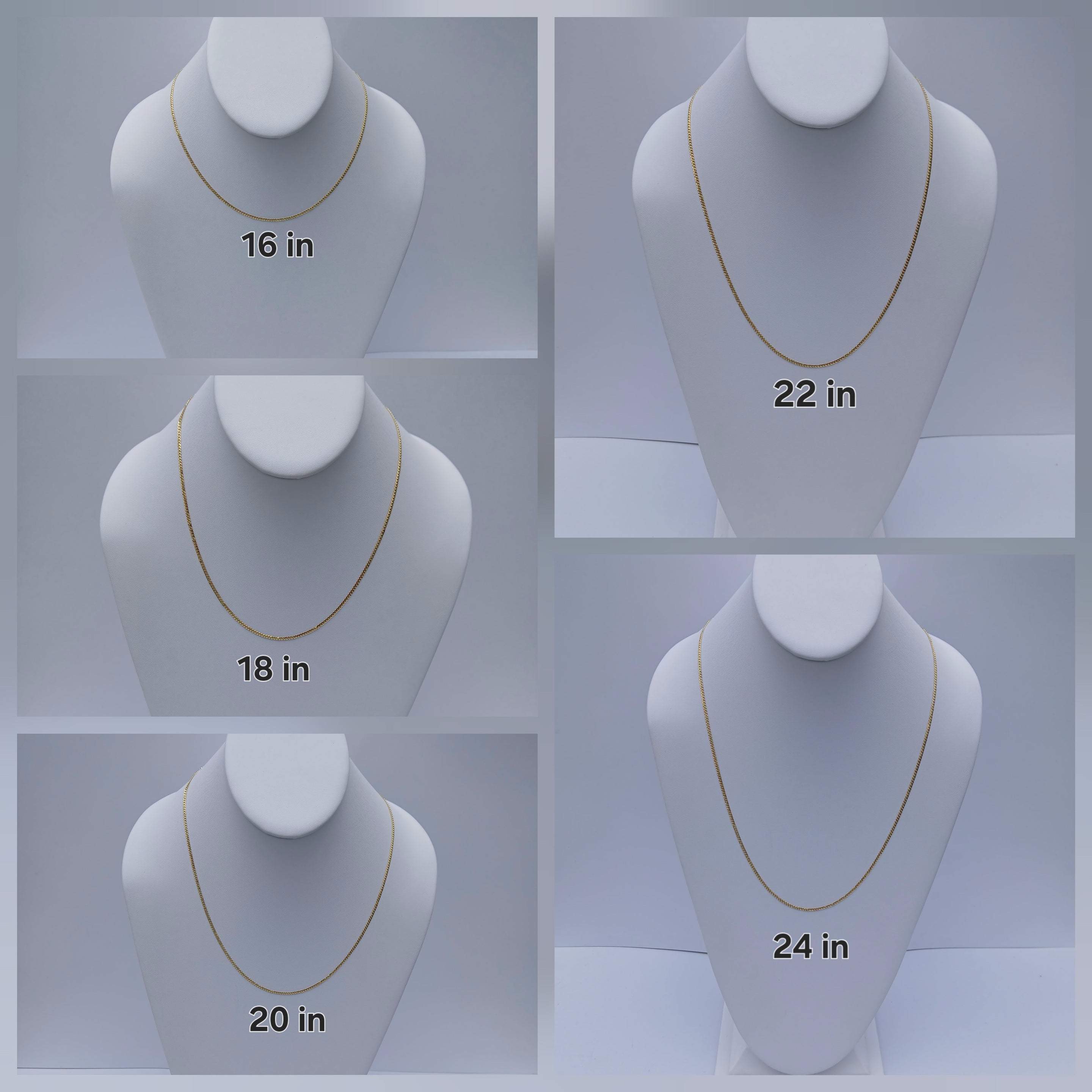 Cadena cubana italiana 2 mm oro 14K