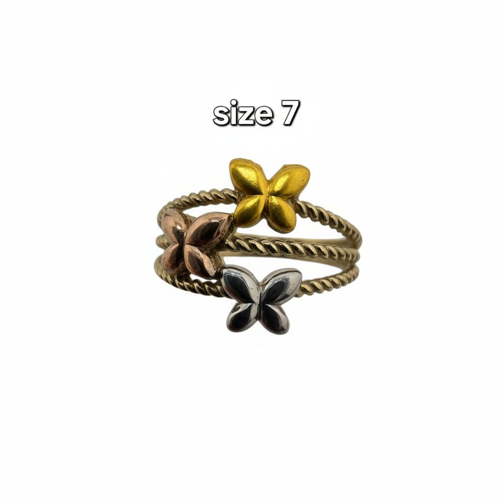 Sortijas de mujer en Oro 10K — corazones y mariposas