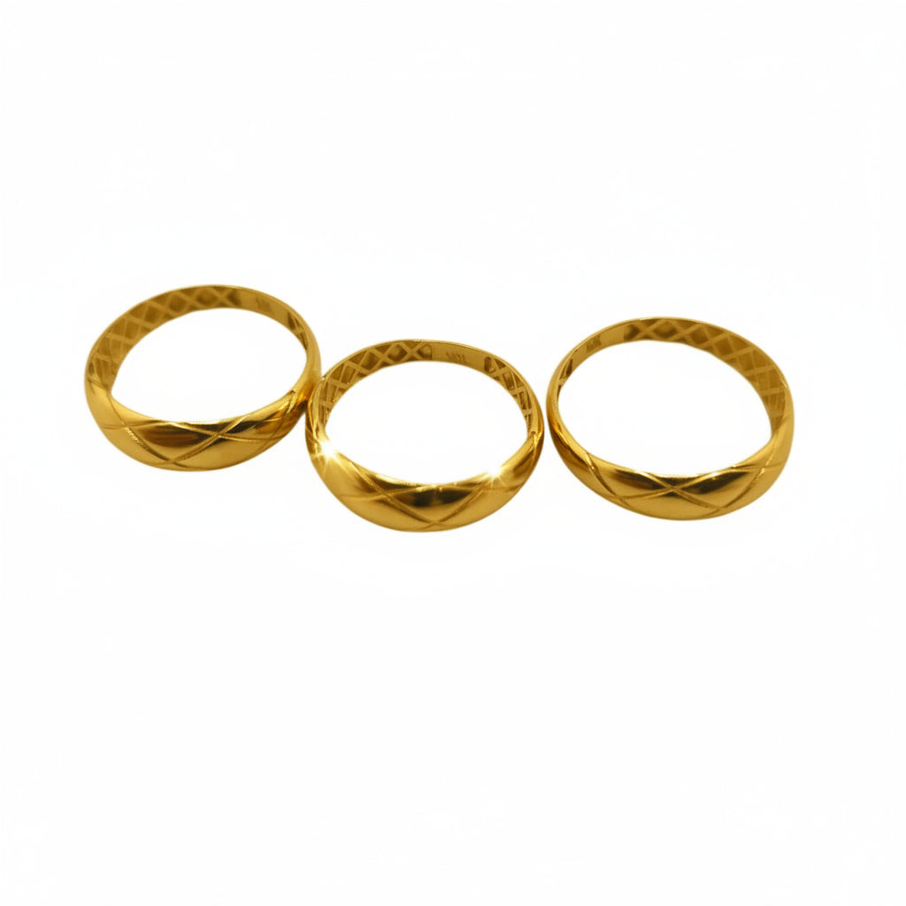 Sortija de mujer casquito sólida en Oro 10K