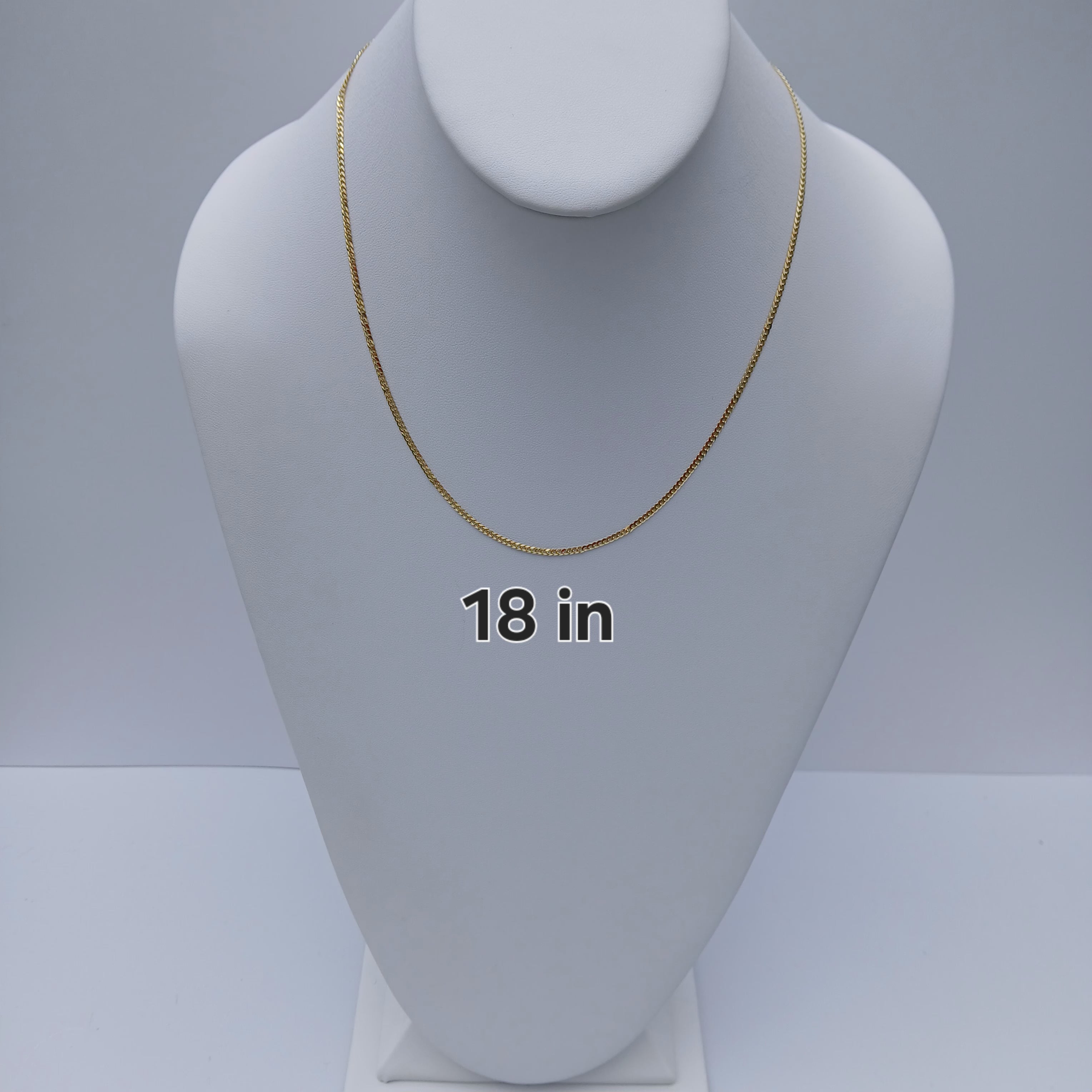 Cadena cubana italiana 2 mm oro 14K