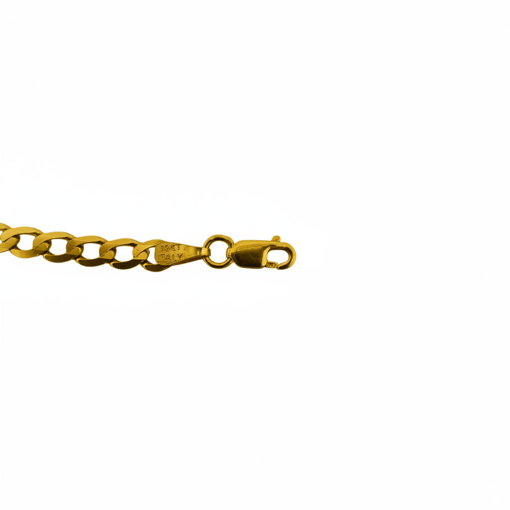 Pulsera Cadena Amoró en Oro 10K 4 mm