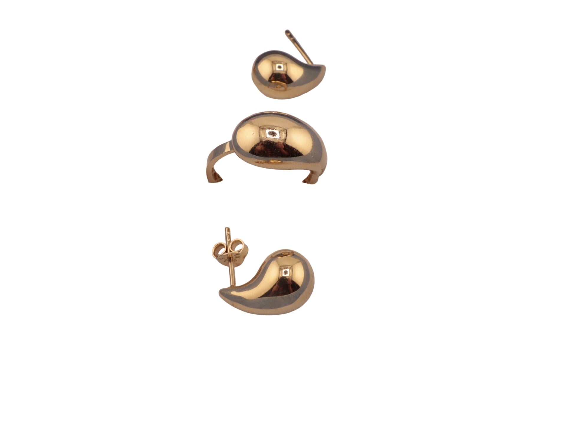 Set Gota de Oro 14k - Joyería TuOro