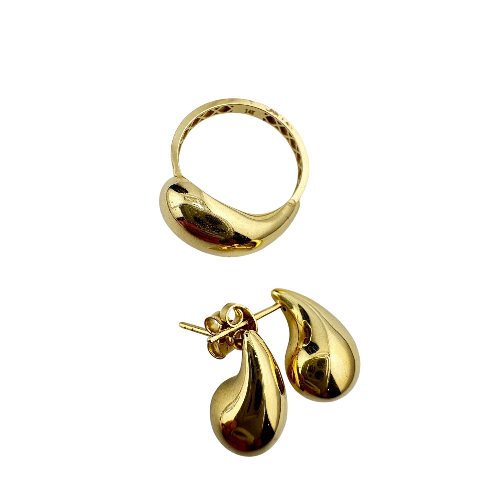 Set Gota de Oro 14k - Joyería TuOro