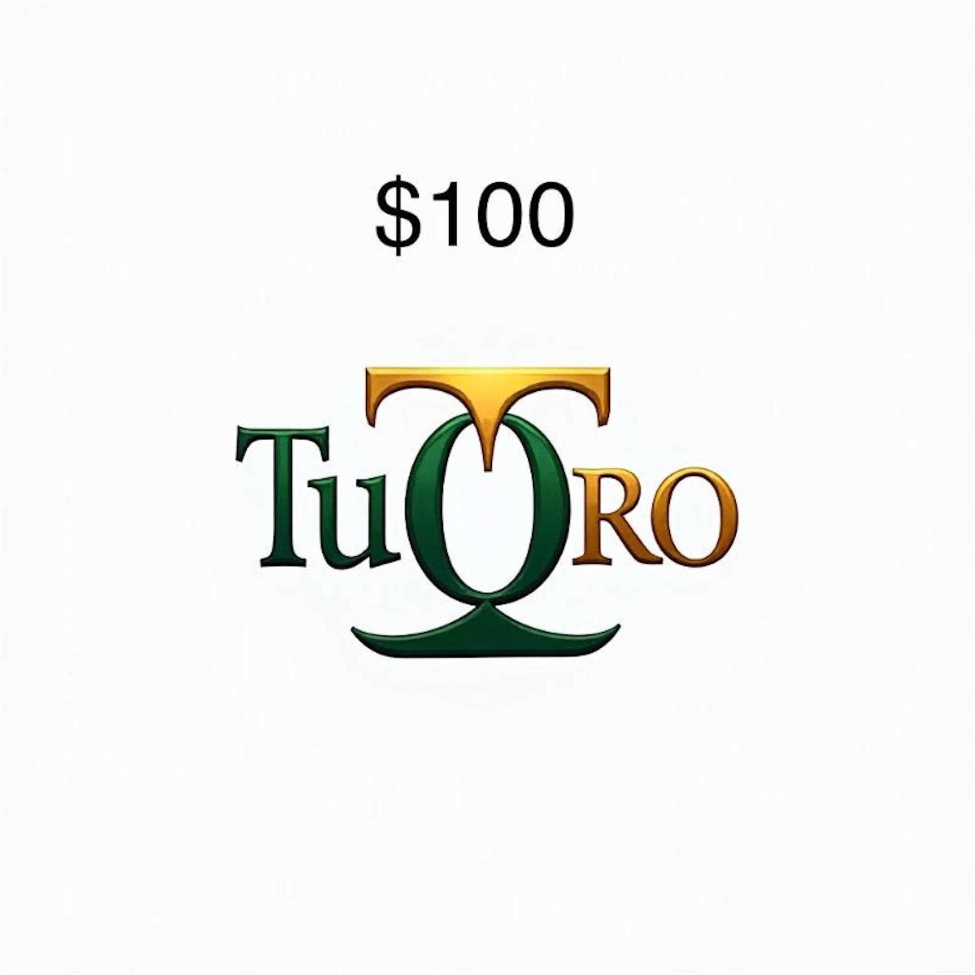 Tarjeta de regalo digital de Joyería TuOro con valor de $100 dólares, una opción exclusiva para regalar y dejar elegir entre joyas de lujo.