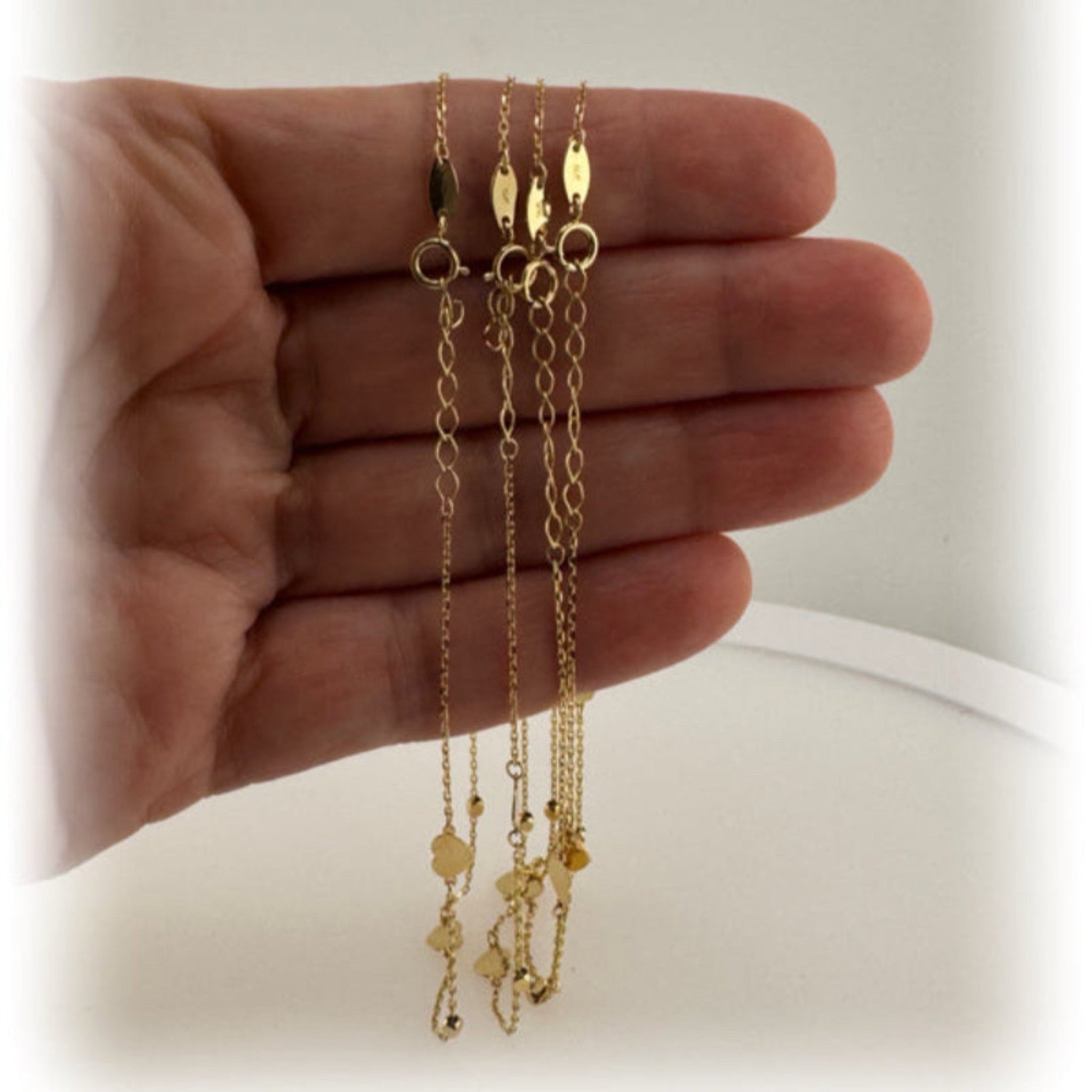 Tobillera de oro. - Joyería TuOro