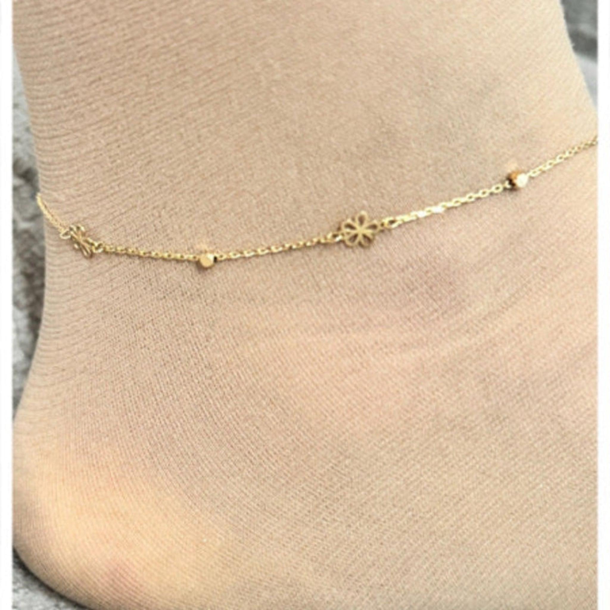 Tobillera de oro. - Joyería TuOro