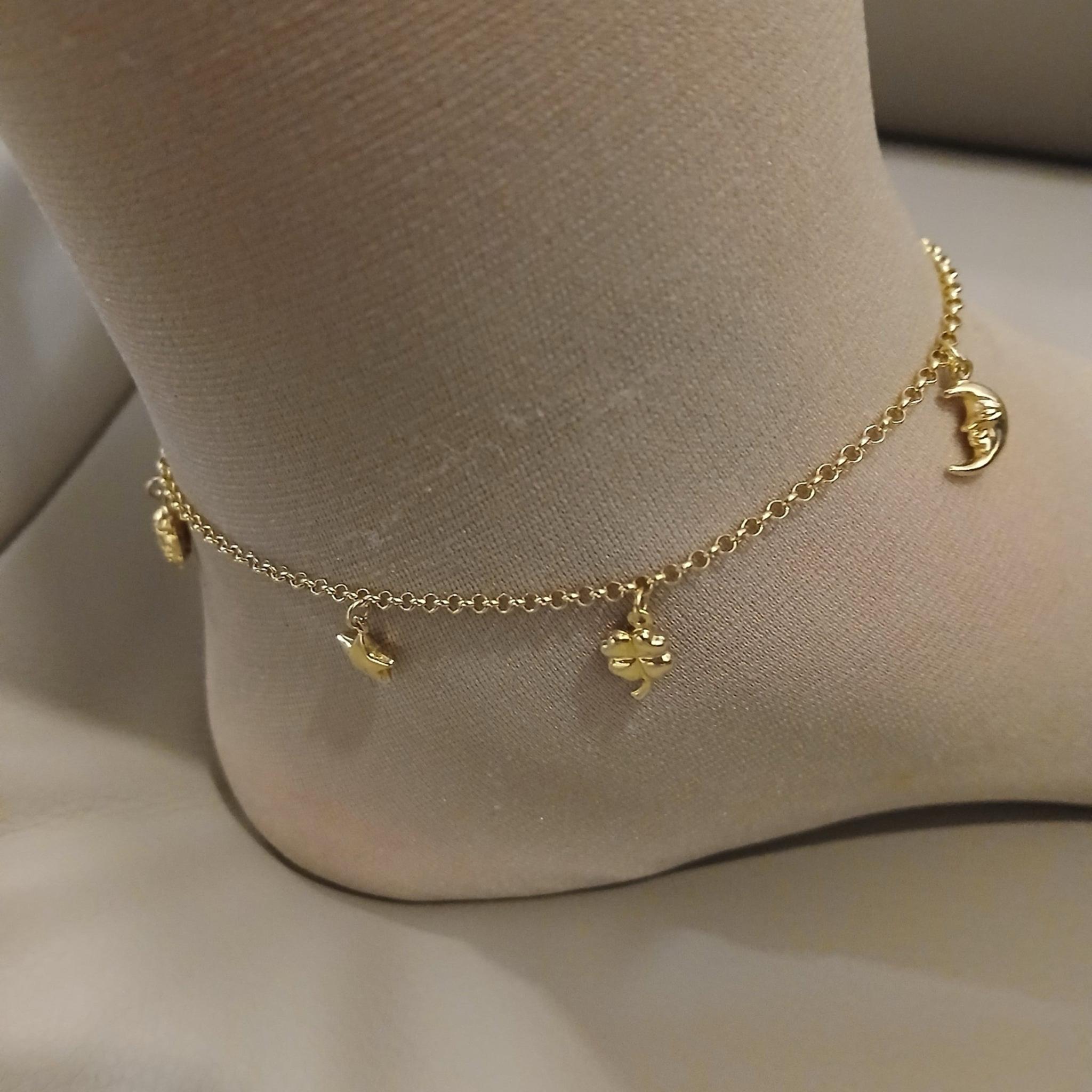 Tobillera de oro. - Joyería TuOro