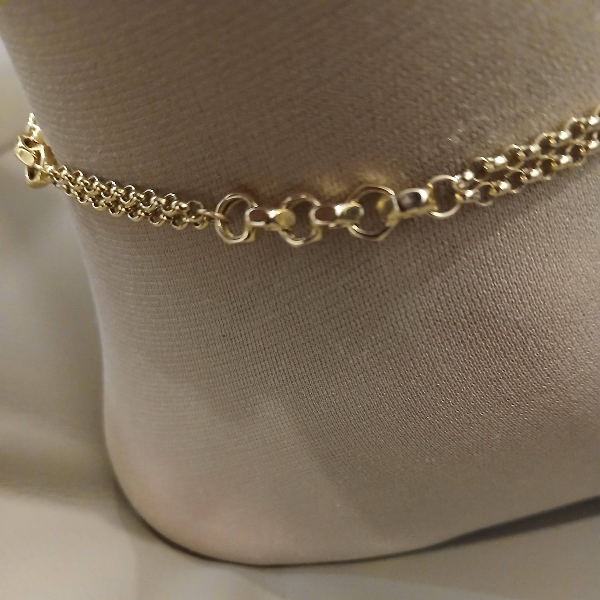 Tobillera de oro. - Joyería TuOro