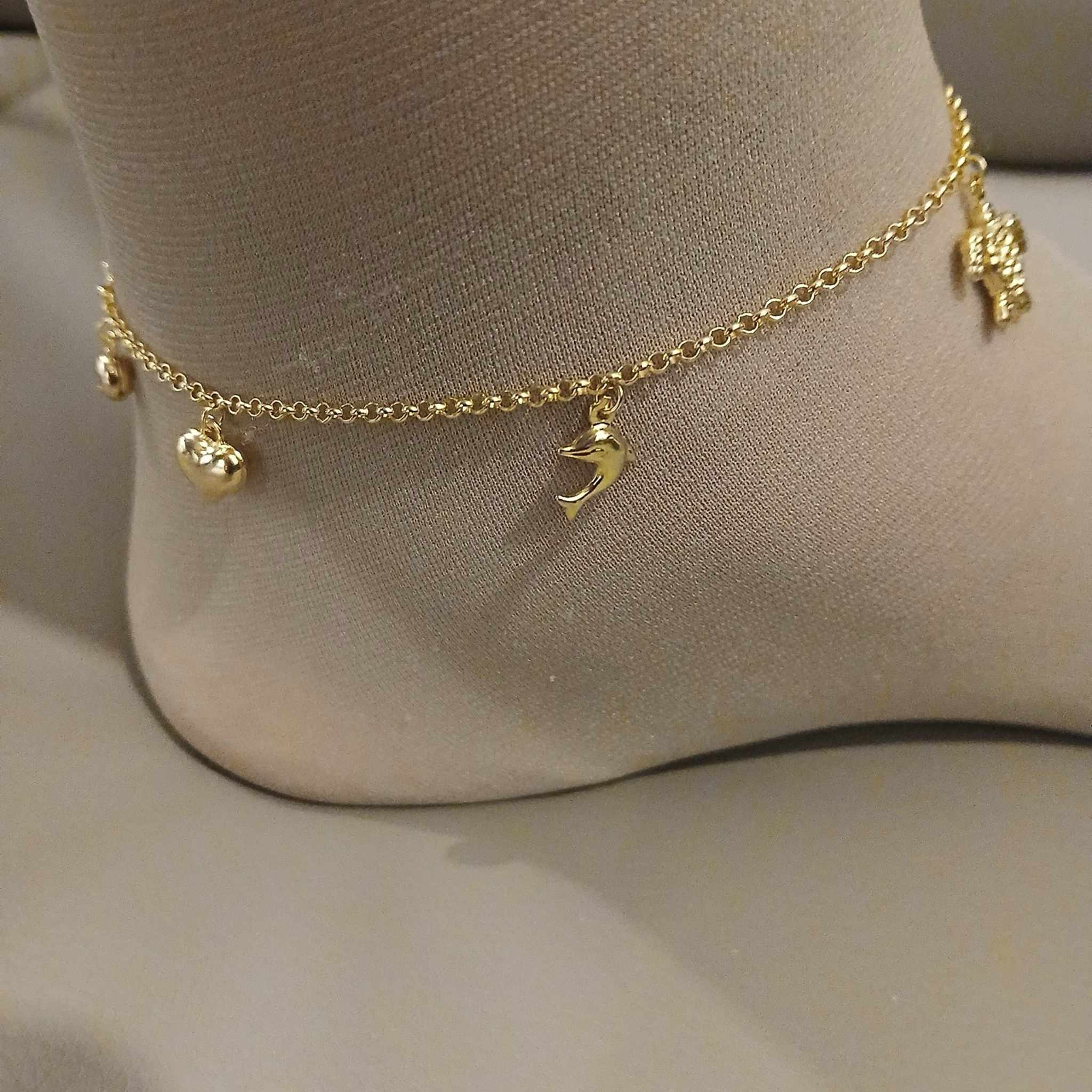 Tobillera de oro. - Joyería TuOro