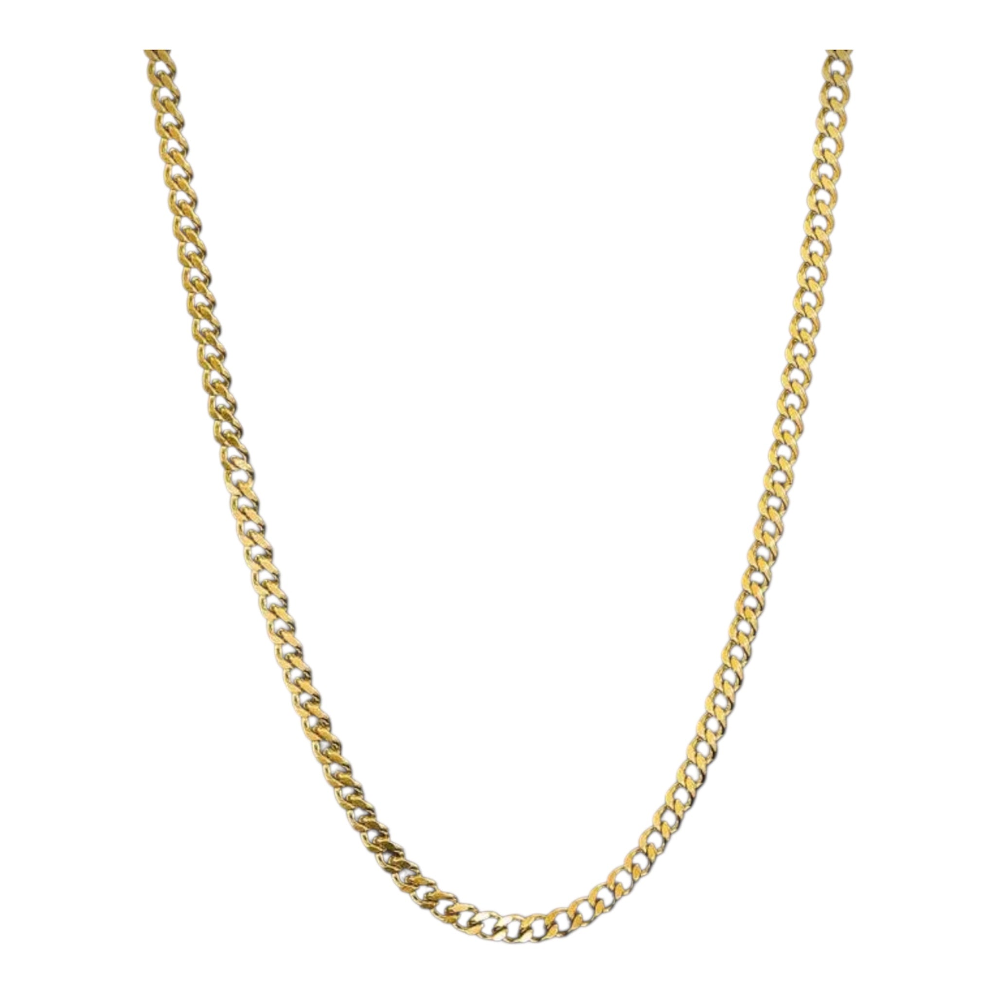 Cadena Cubana Italiana 7.1 mm Oro 14K