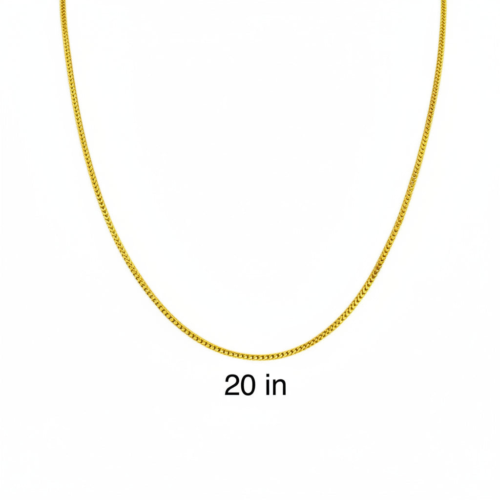 Cadena franco de oro