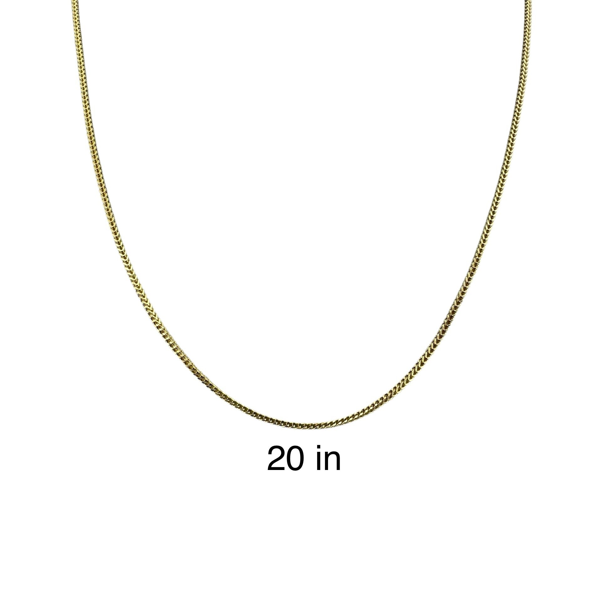 Cadena franco de oro