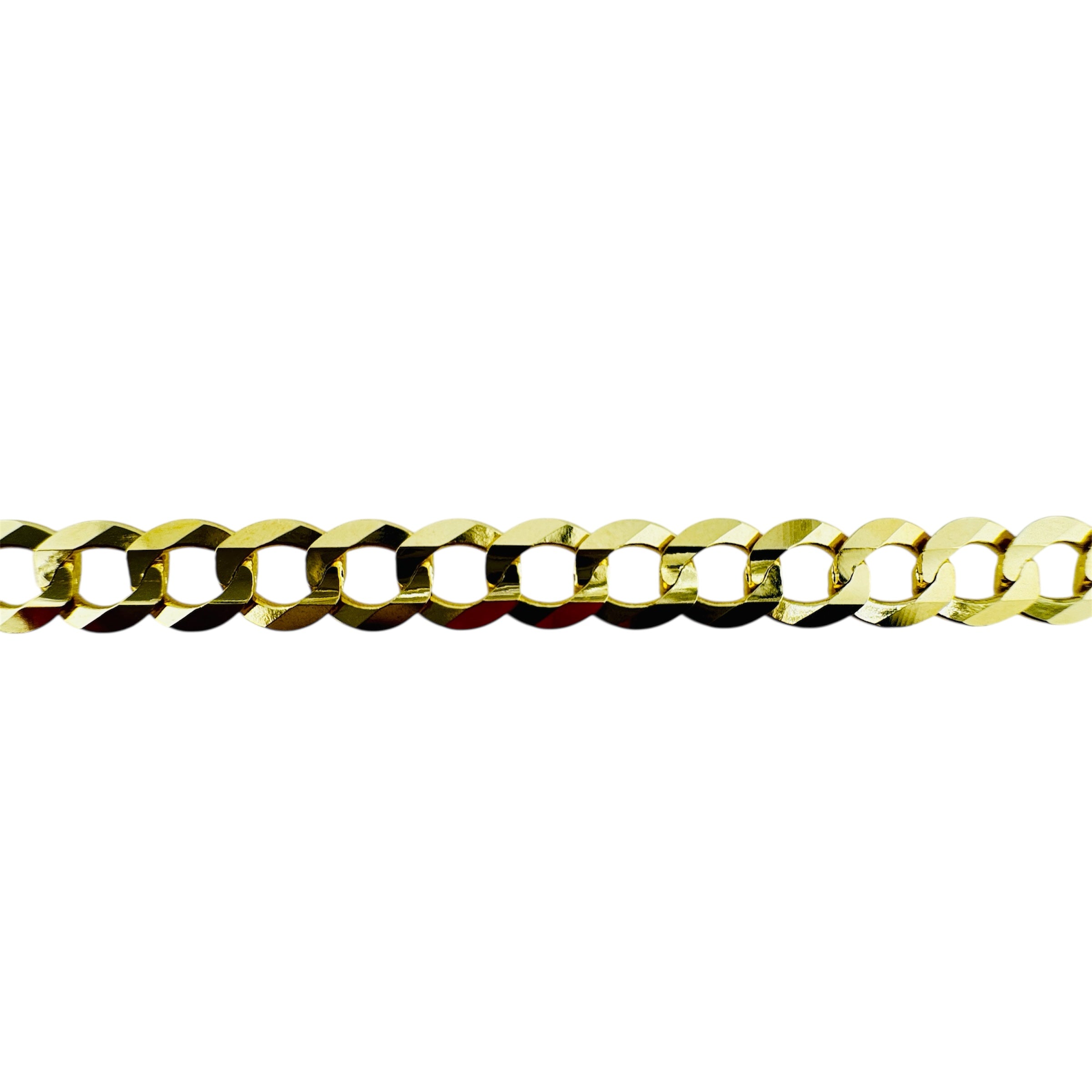 Cadena Cubana Italiana 7.1 mm Oro 14K