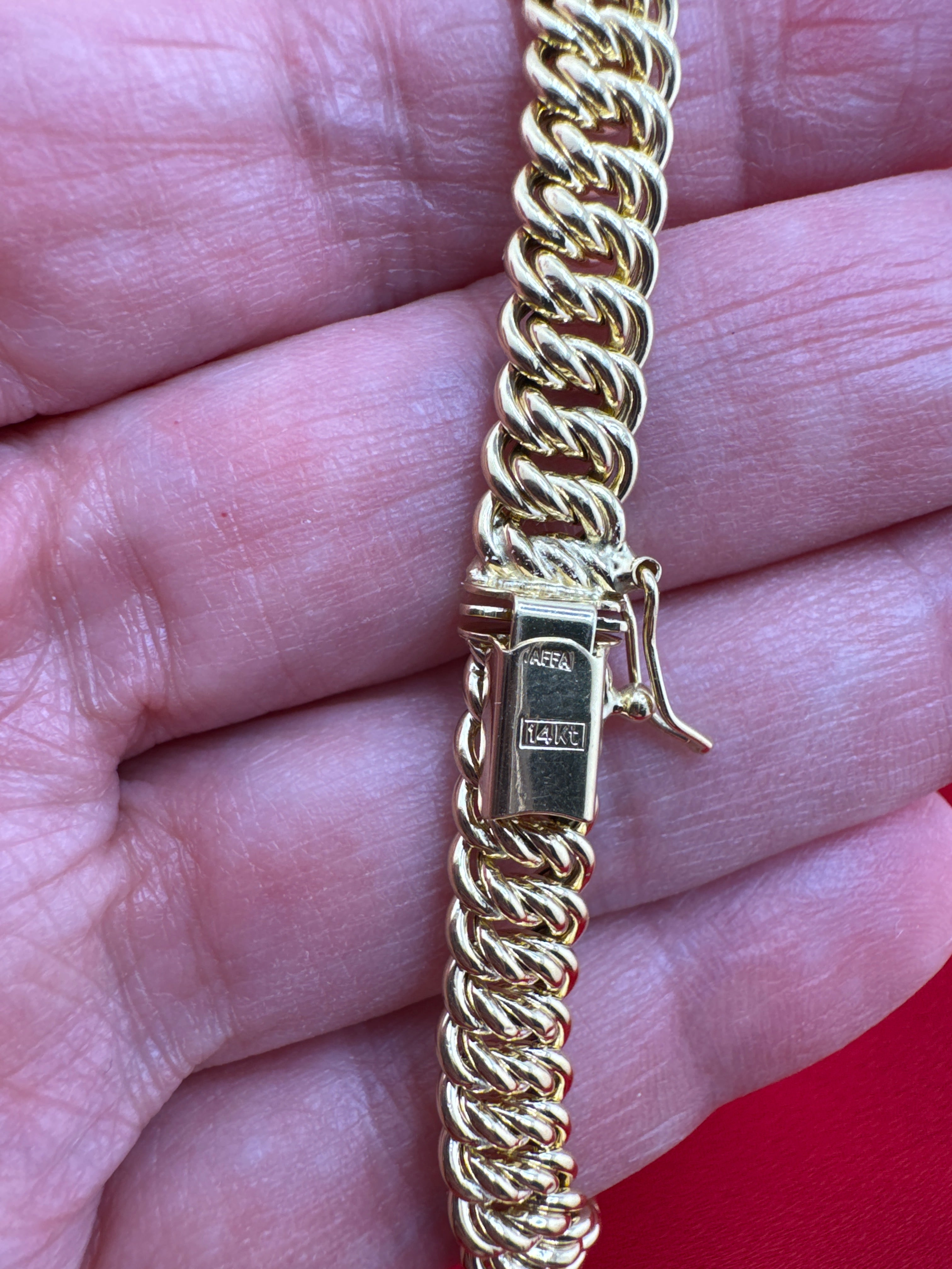 Pulsera Corte Princesa de Oro 14K