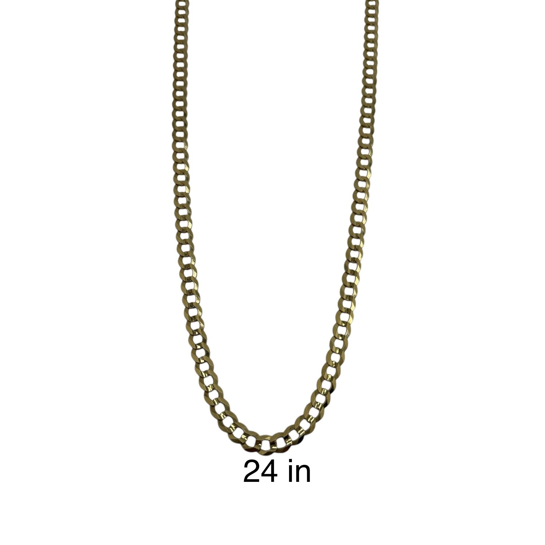 Cadena Cubana Italiana 7.1 mm Oro 14K