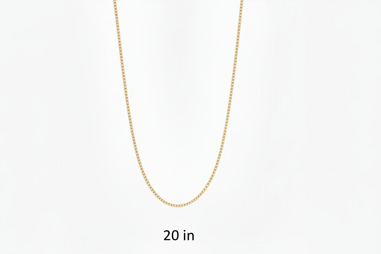 Cadena Cubano-Italiana en Oro 10K de 2.5 mm