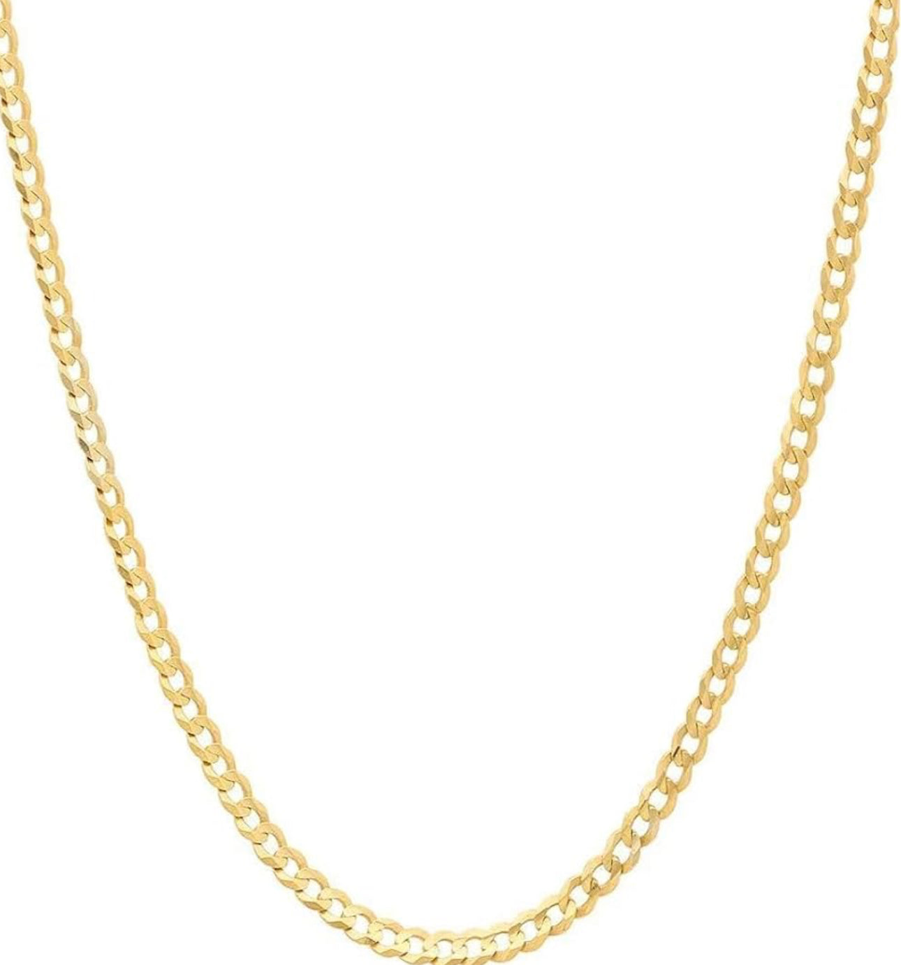 Cadena Cubana Italiana 4.7 mm Oro 14K