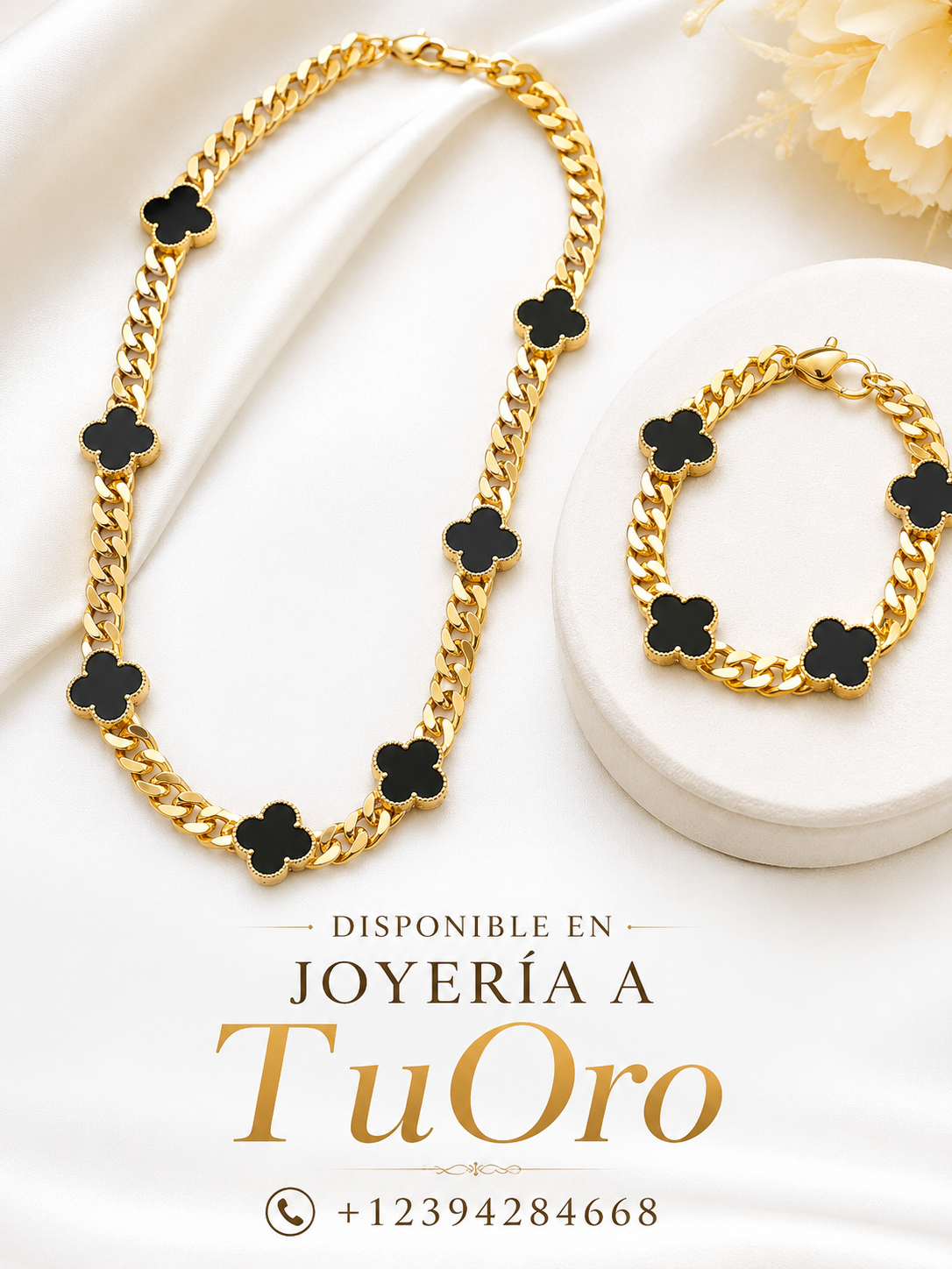 Cadena Mónaco Oro 14K