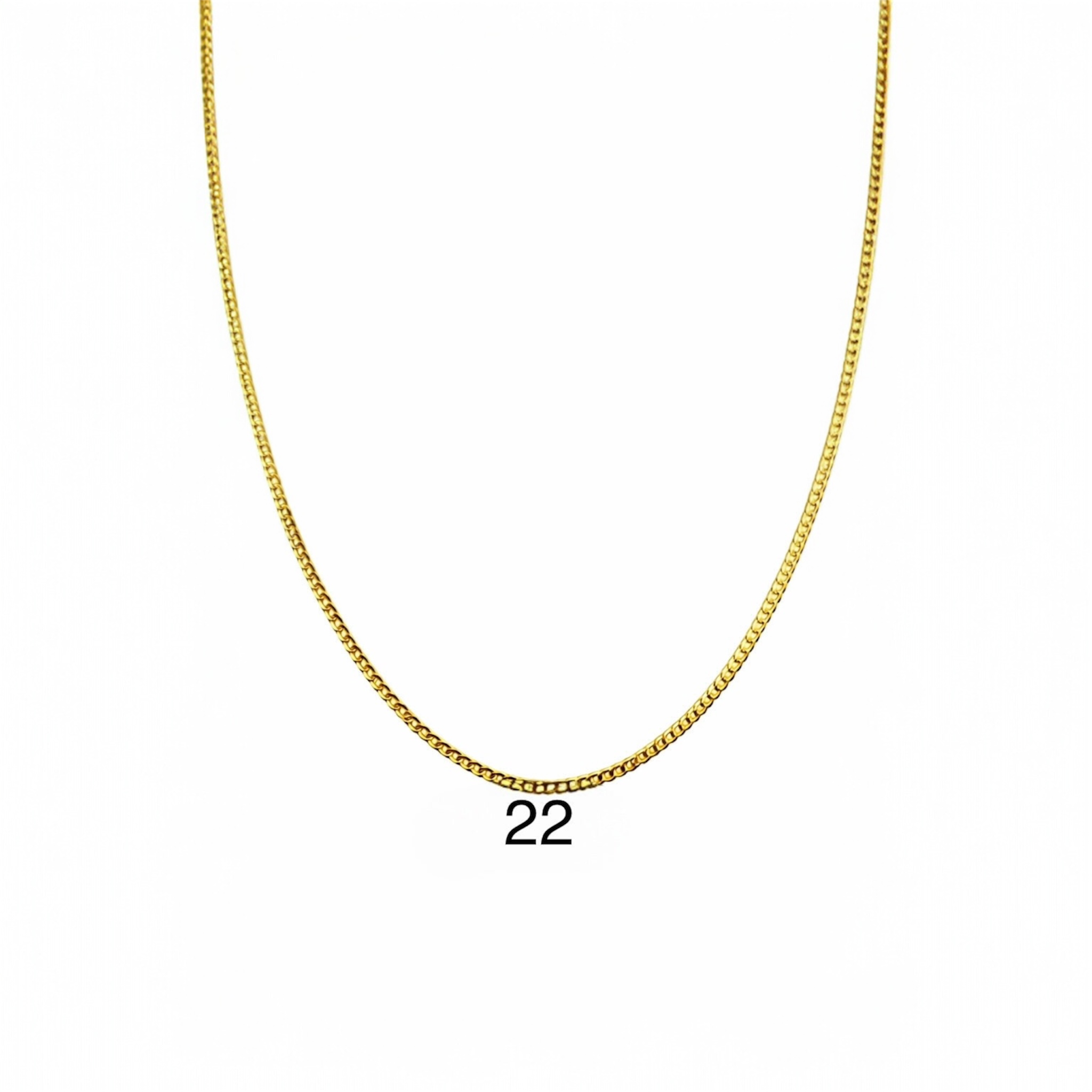 Cadena cubana italiana 2 mm oro 14K