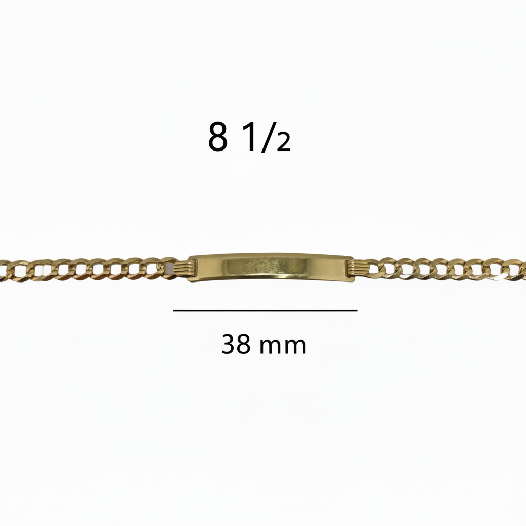 Pulsera Cubana Italiana en Oro 14K 4.7 mm