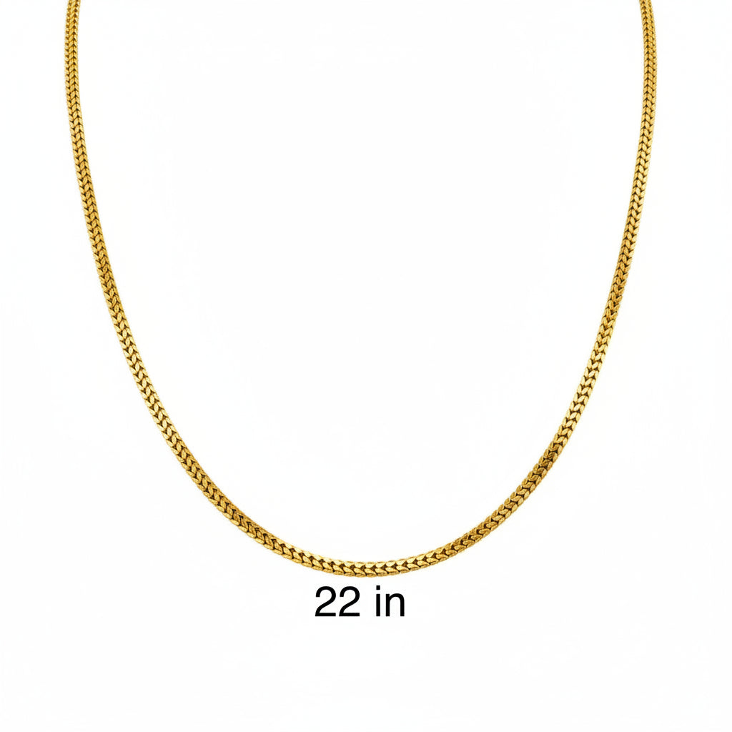 Cadena franco de oro