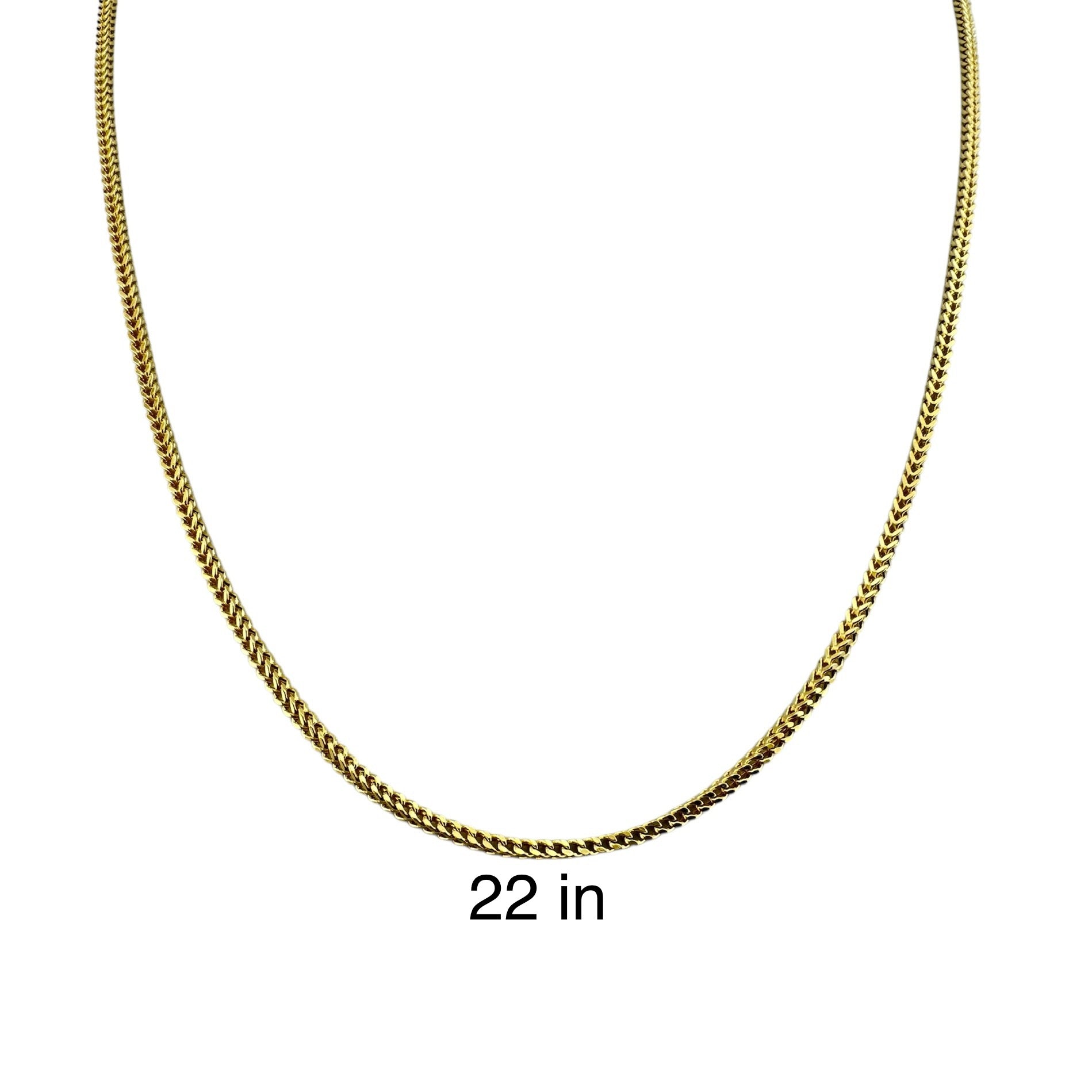 Cadena franco de oro