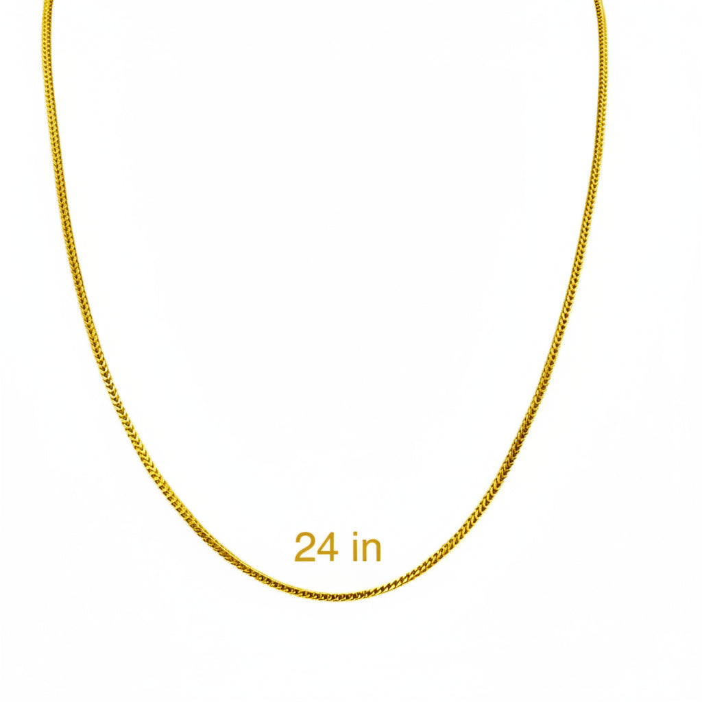 Cadena franco de oro