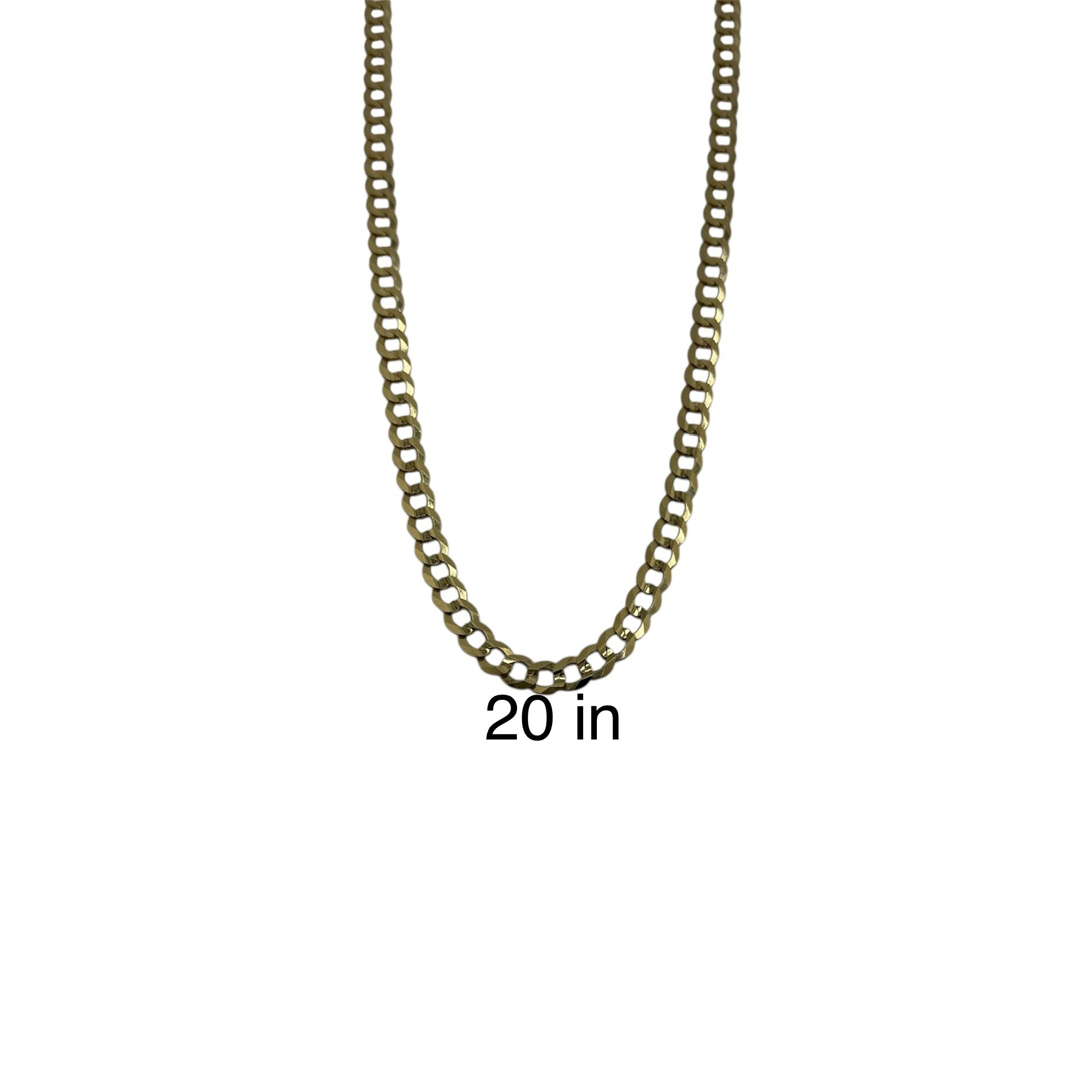 Cadena Cubana Italiana 7.1 mm Oro 14K