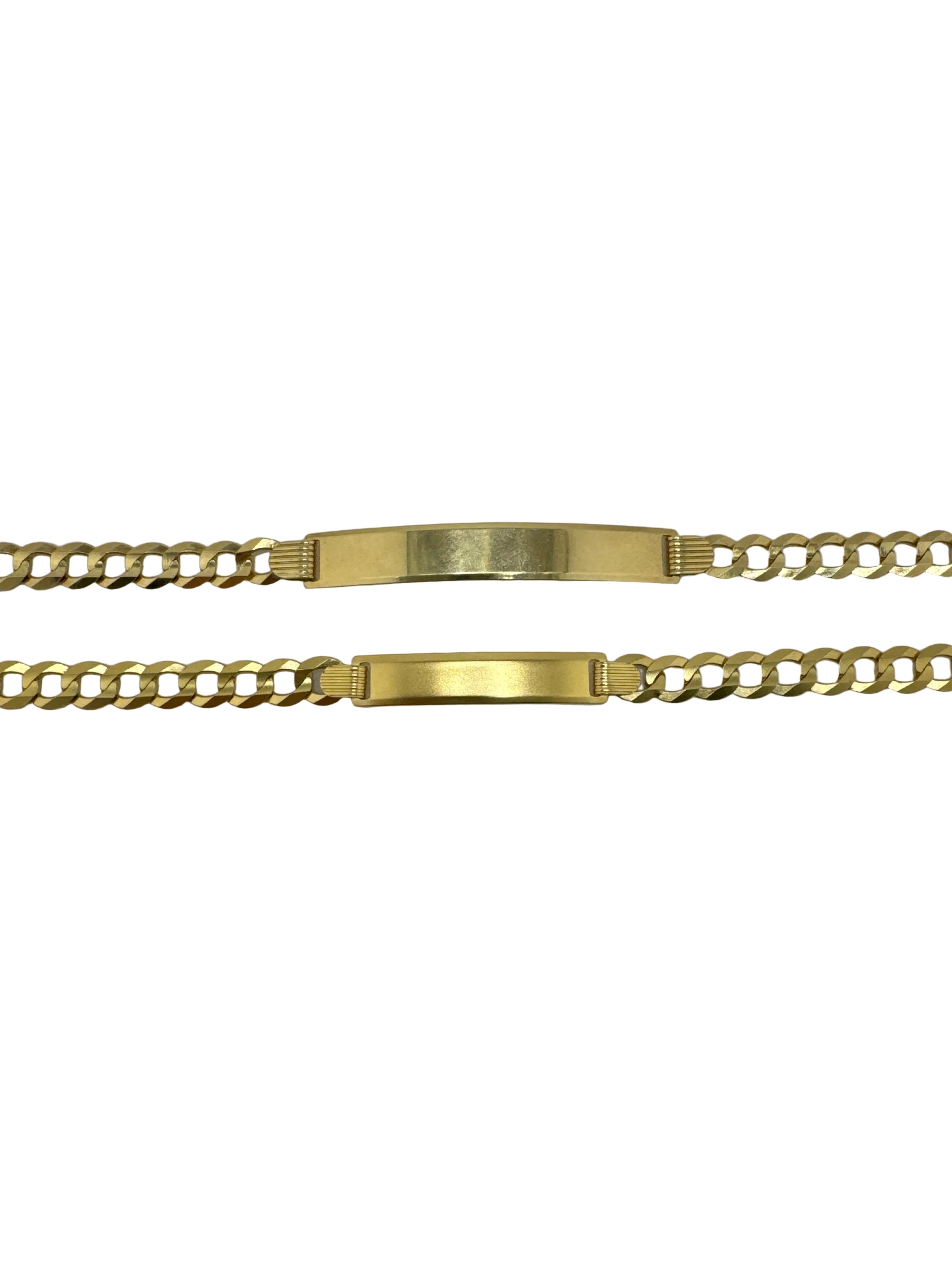 Pulsera Cubana Italiana en Oro 14K 5.7 mm