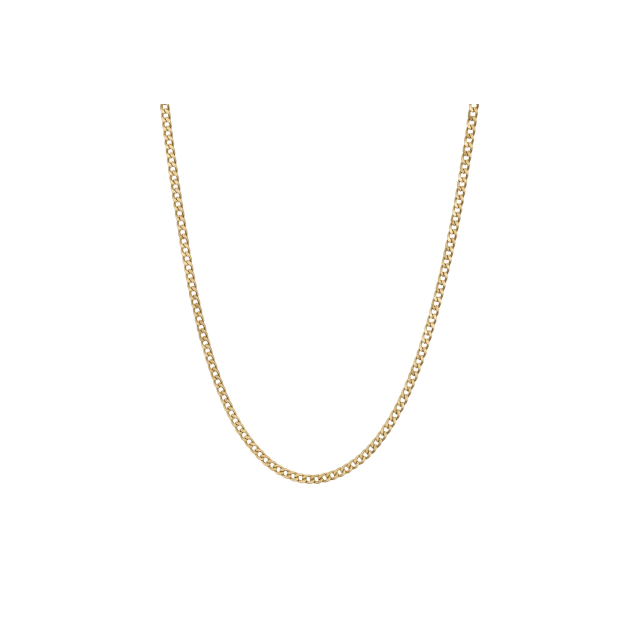 Cadena cubana italiana 2 mm oro 14K