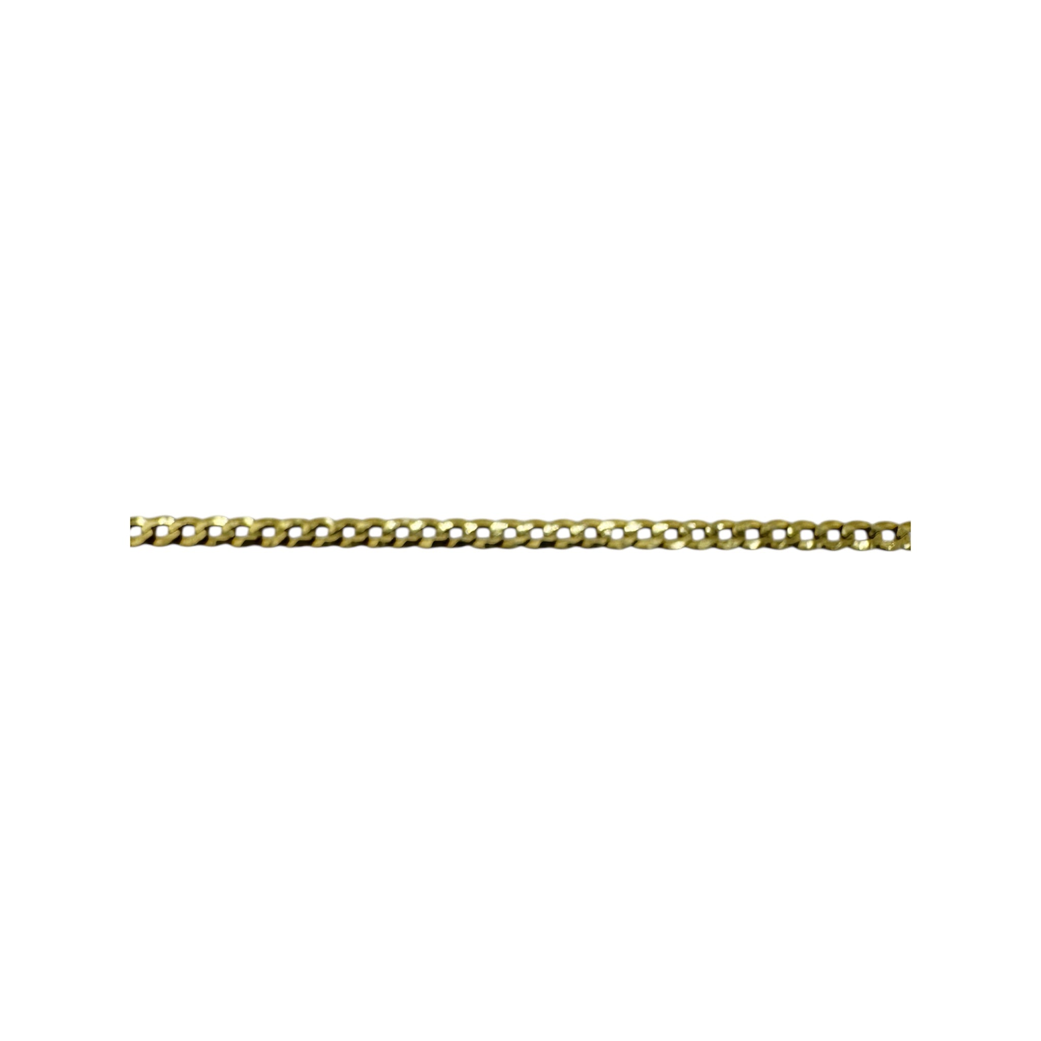 Pulsera Cadena Cubana Italiana en Oro 14K 3 mm