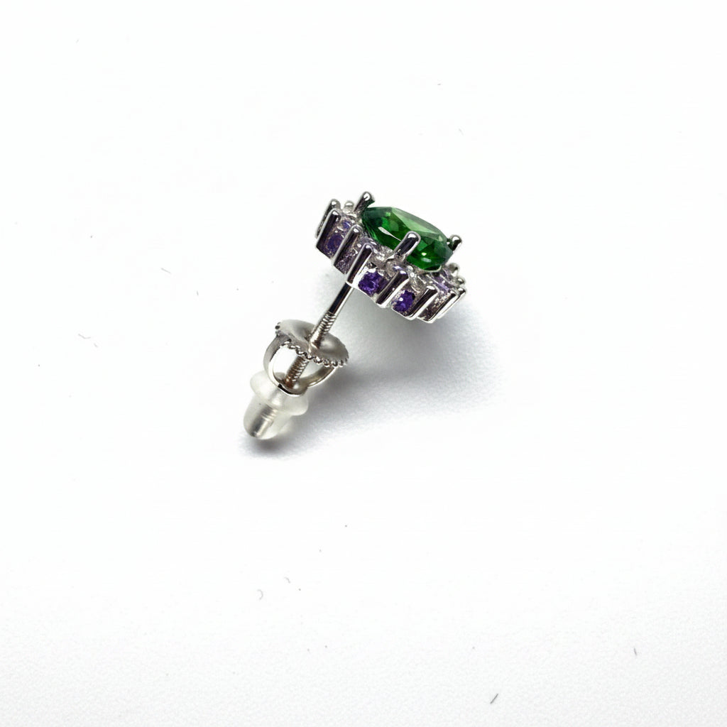Set de Aretes y Dije en Plata 925