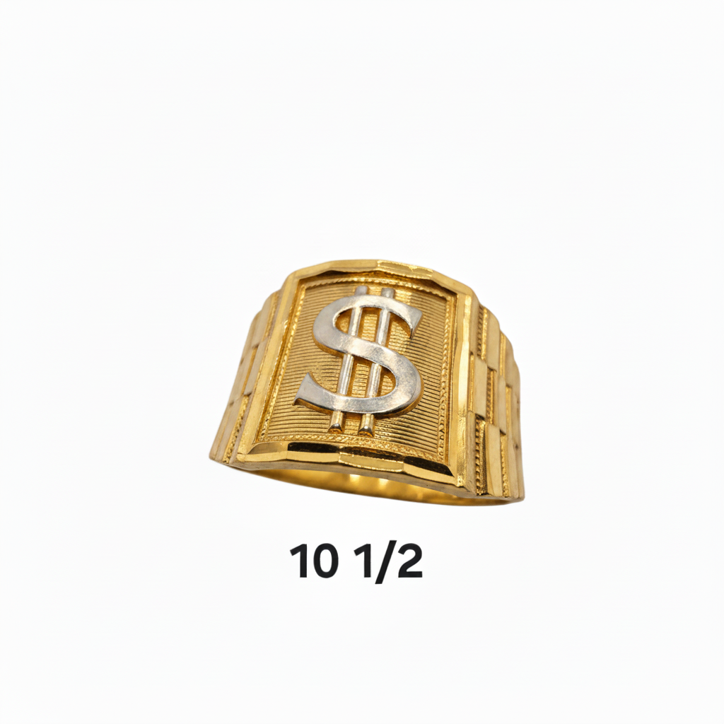14K Gold Signet Ring