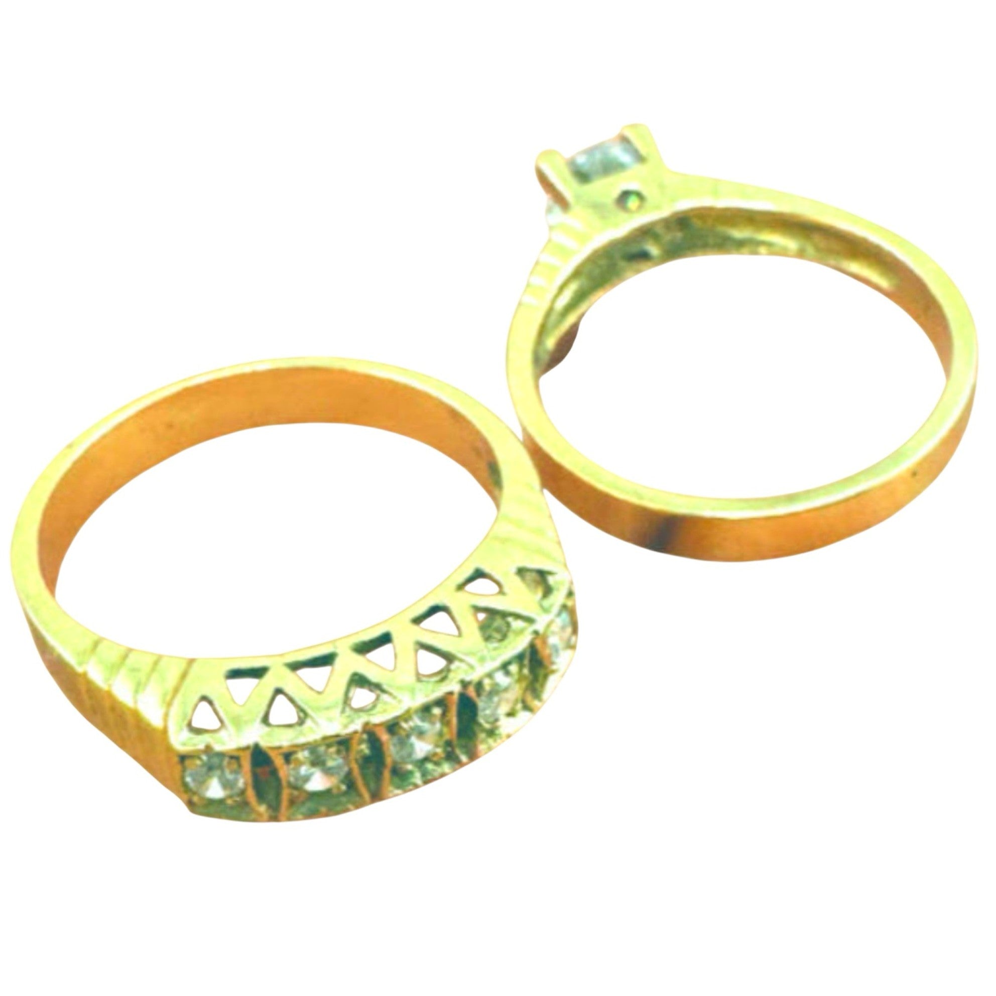 Anillos de compromiso calado. - Joyería TuOro