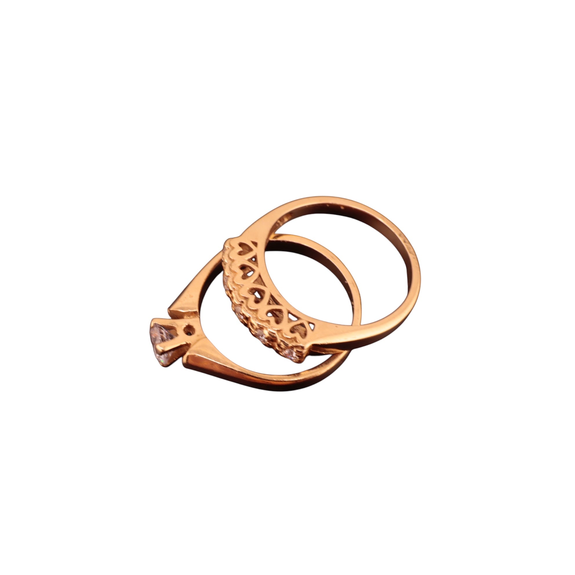 Anillos de compromiso liso. - Joyería TuOro