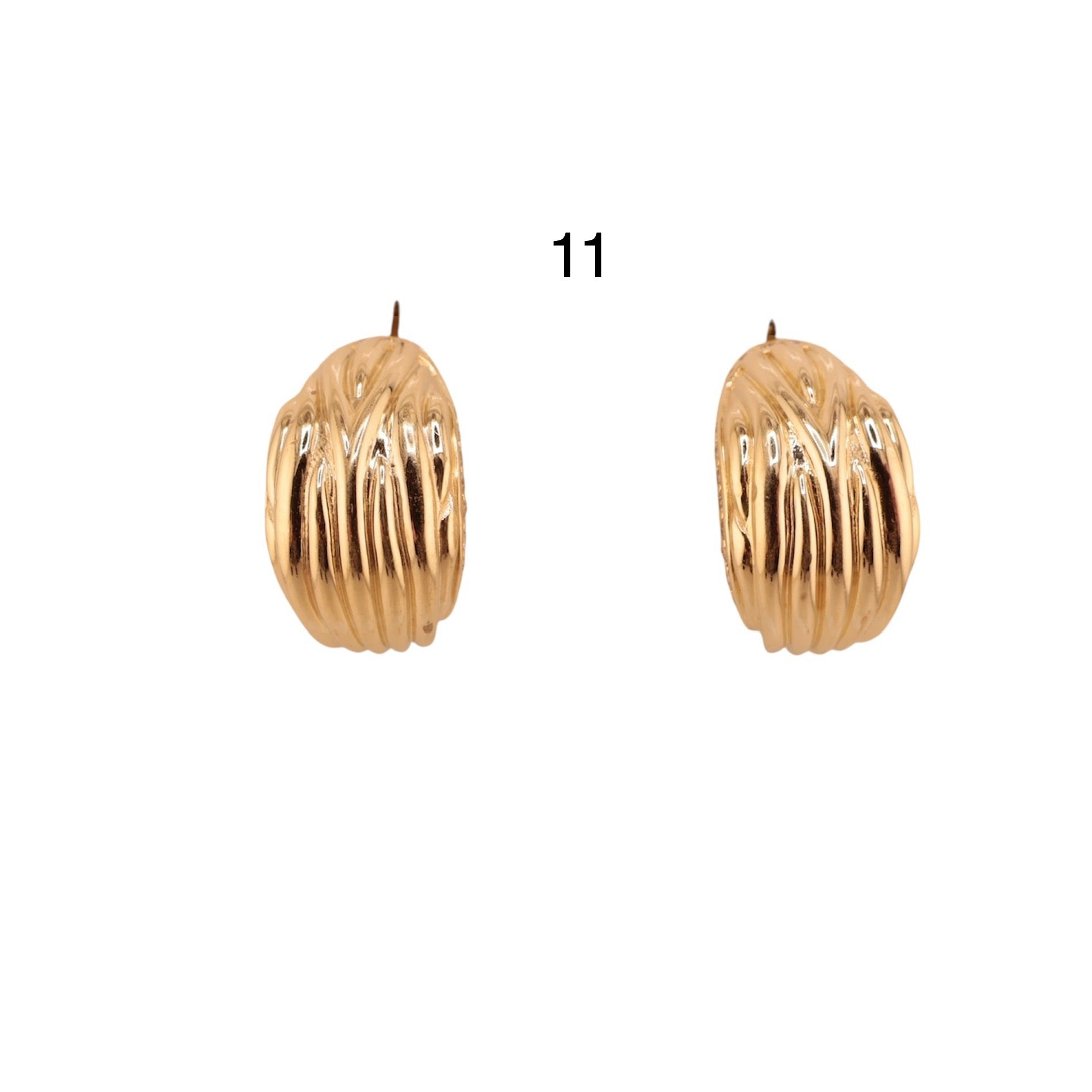 Aretes pegados - Joyería TuOro