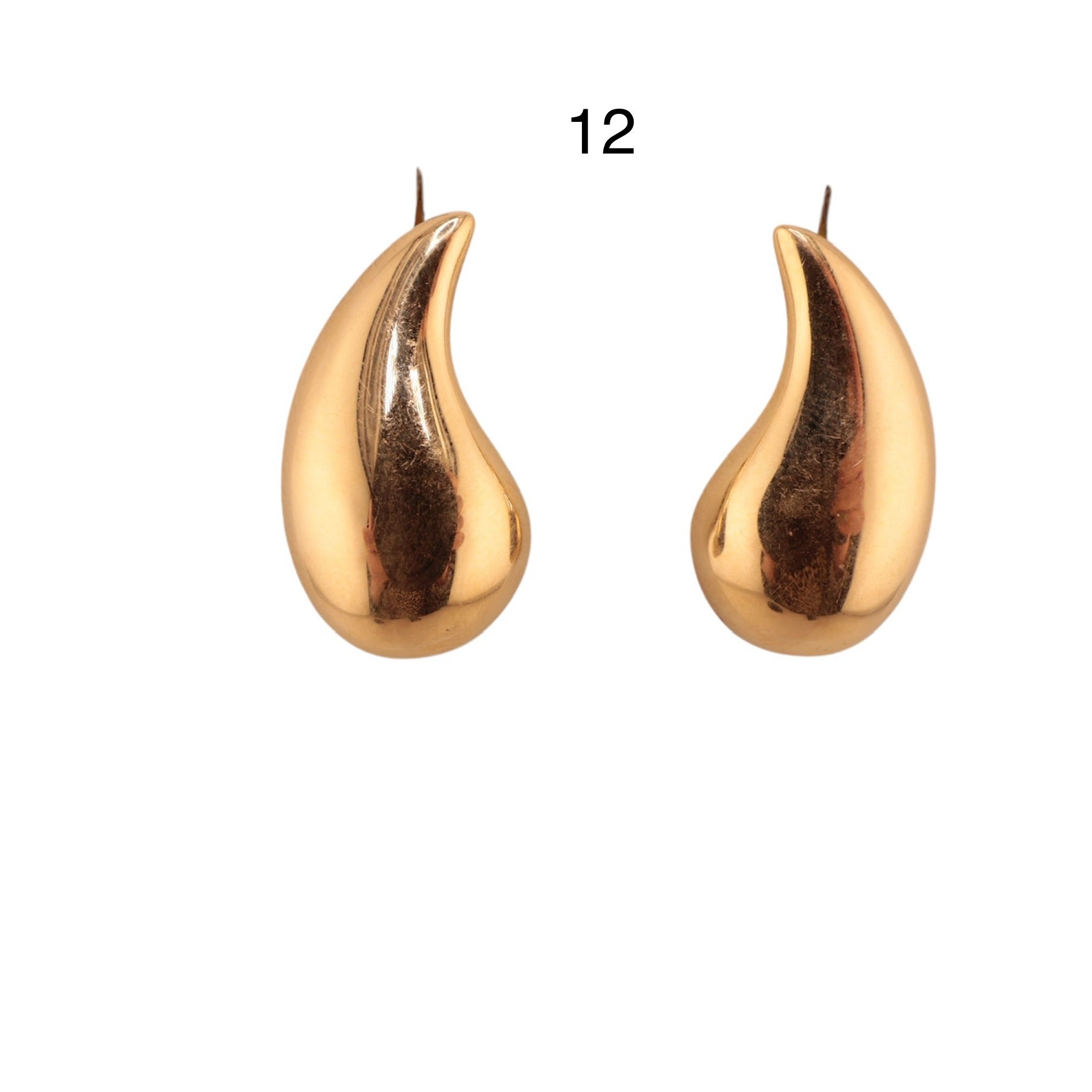 Aretes pegados - Joyería TuOro