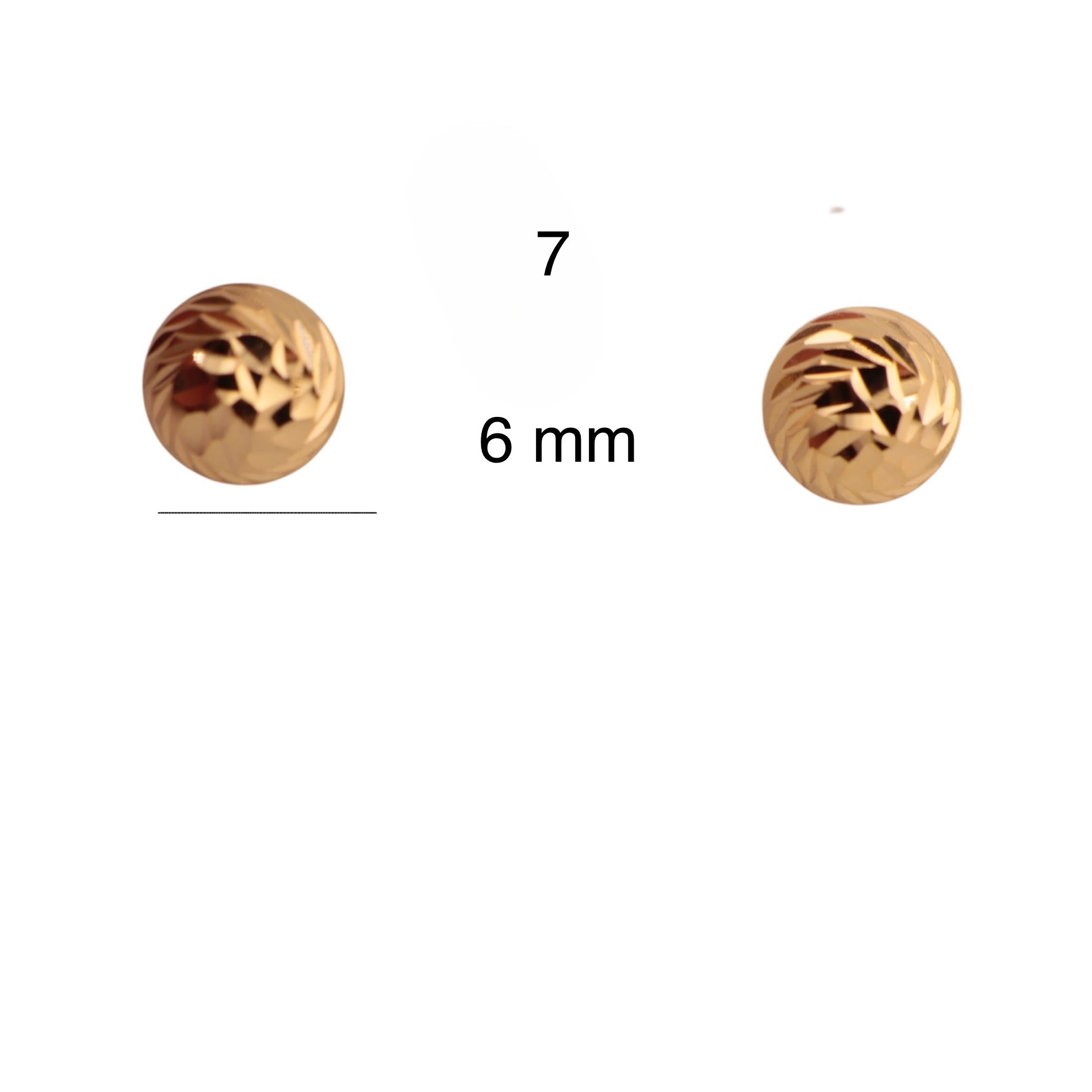 Aretes pegados - Joyería TuOro