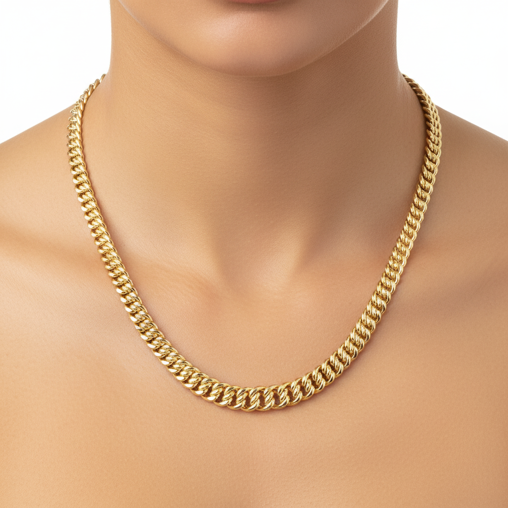 Gargantilla Corte Princesa de Oro 14K