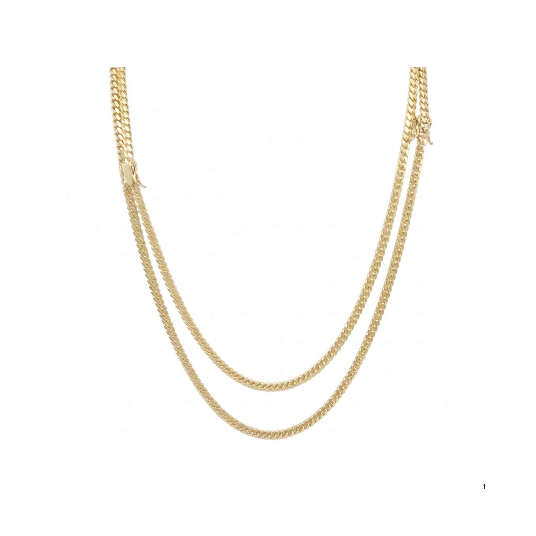 Cadena Cuban Link de 4 mm en Oro 10K