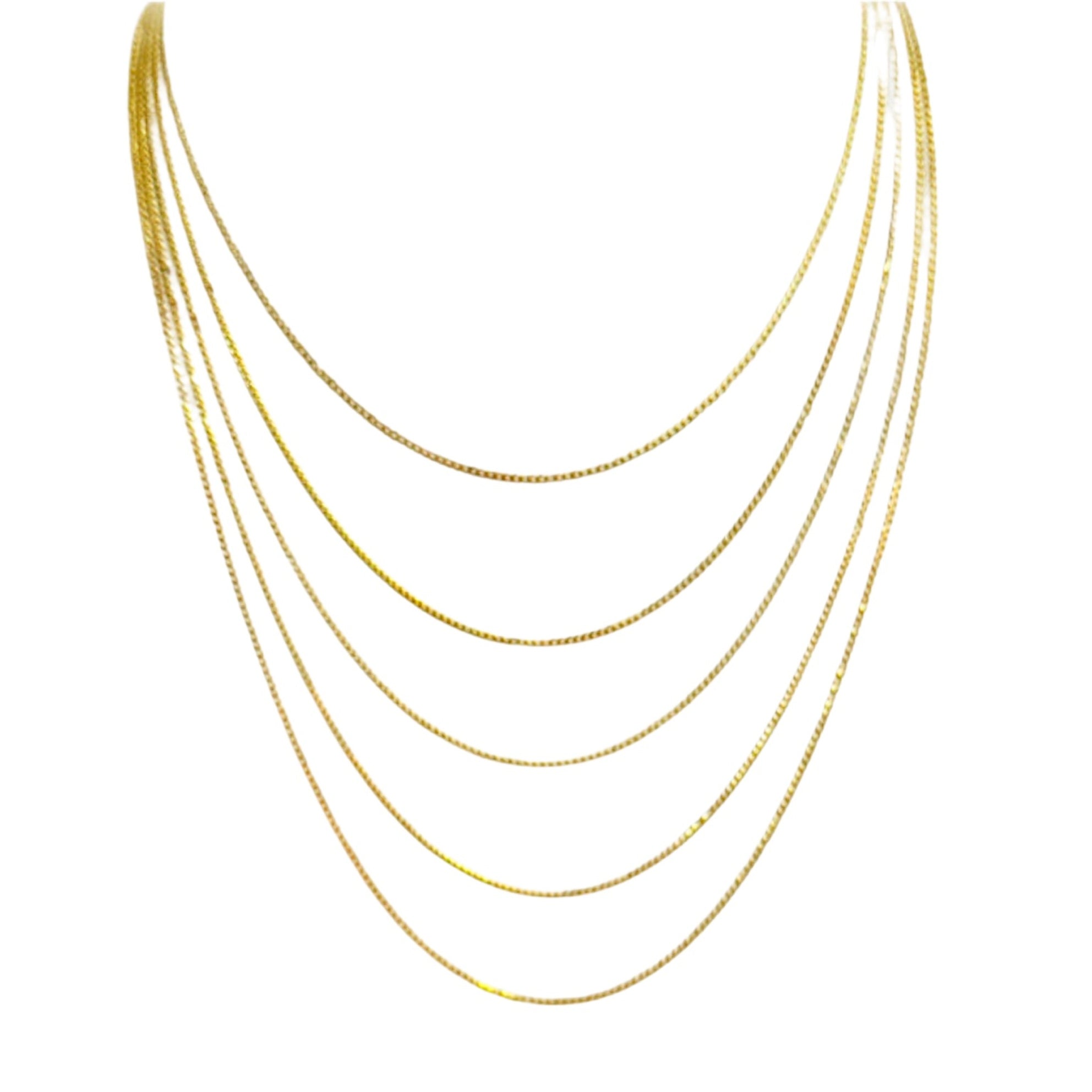 Cadena cubano italiana 2. mm - Joyería TuOro