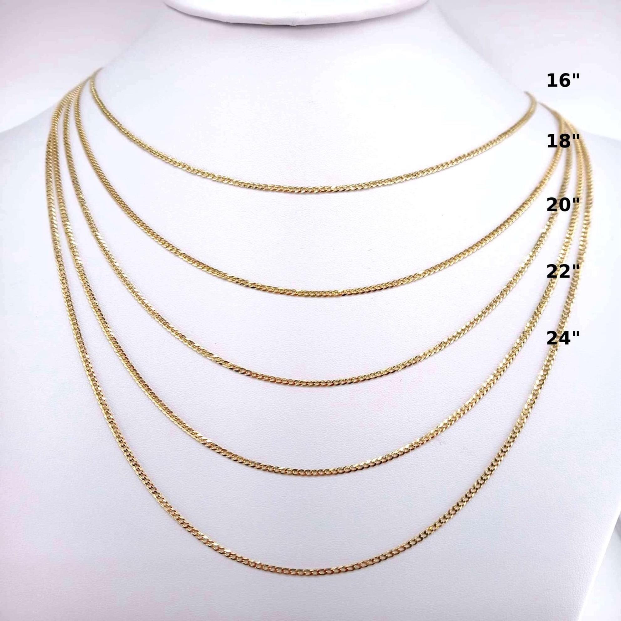Cadena cubano italiana 2. mm - Joyería TuOro